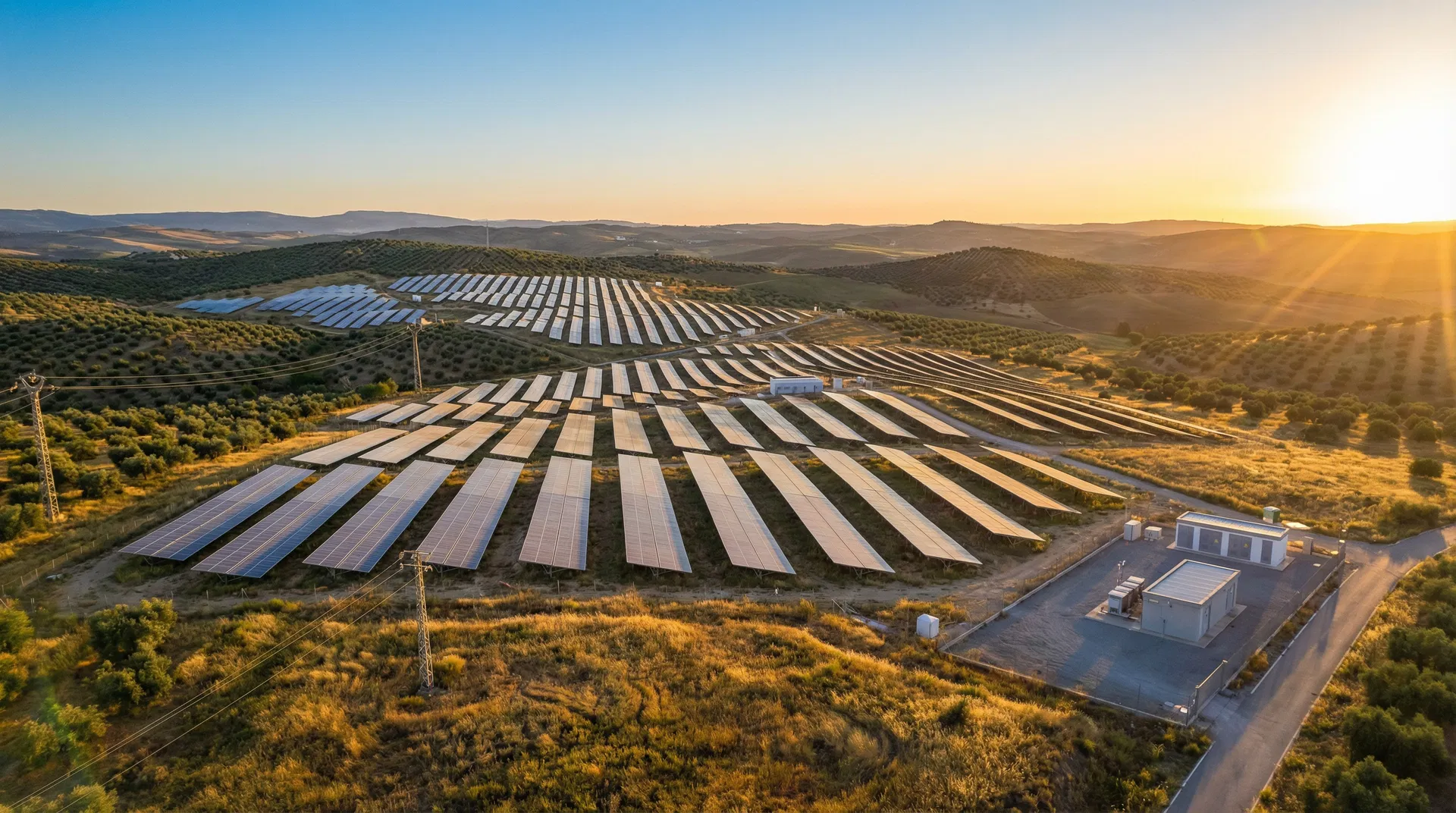 Solar Farm Spain