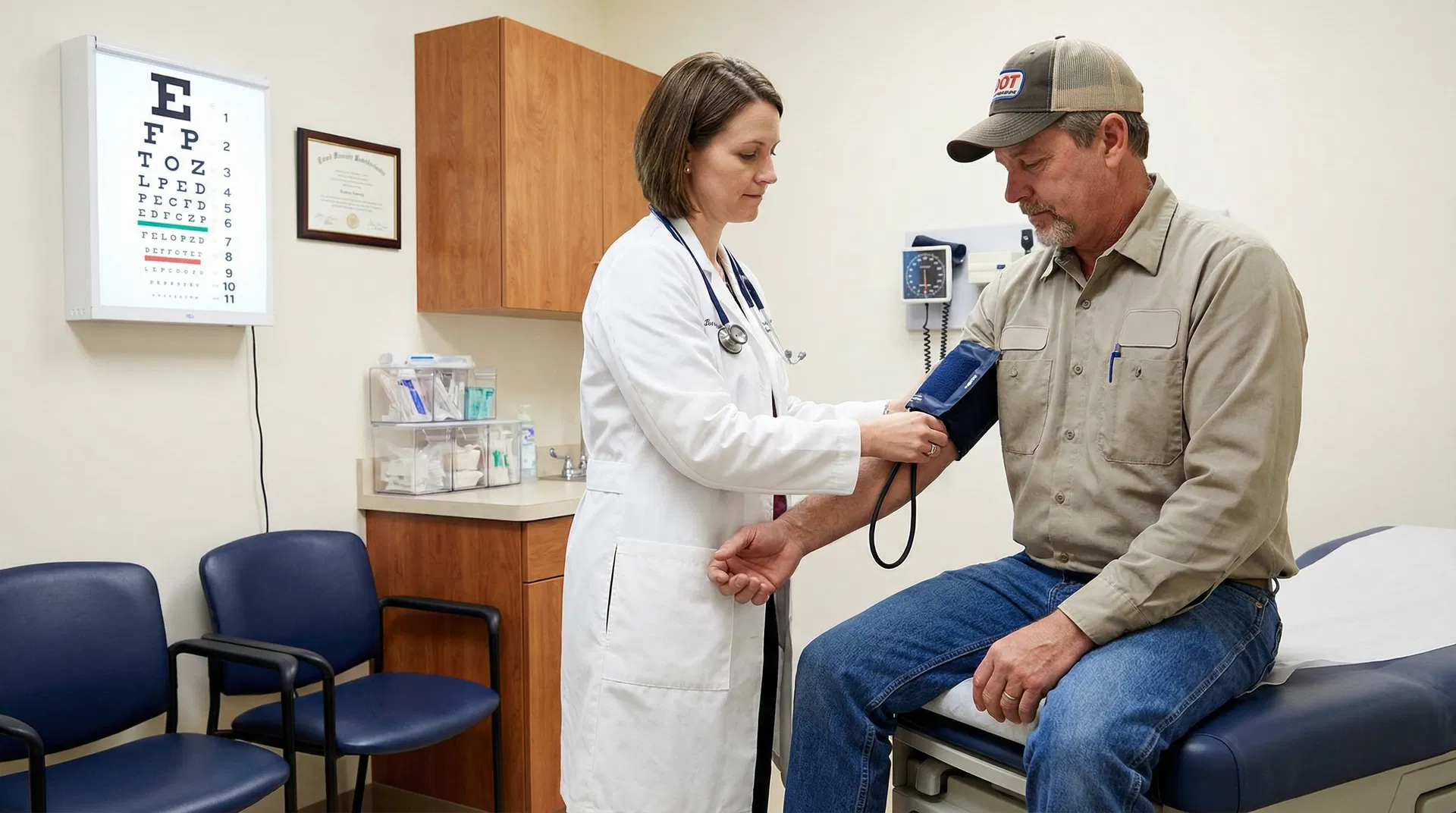 DOT physical examination at EverLife clinic in Slidell LA