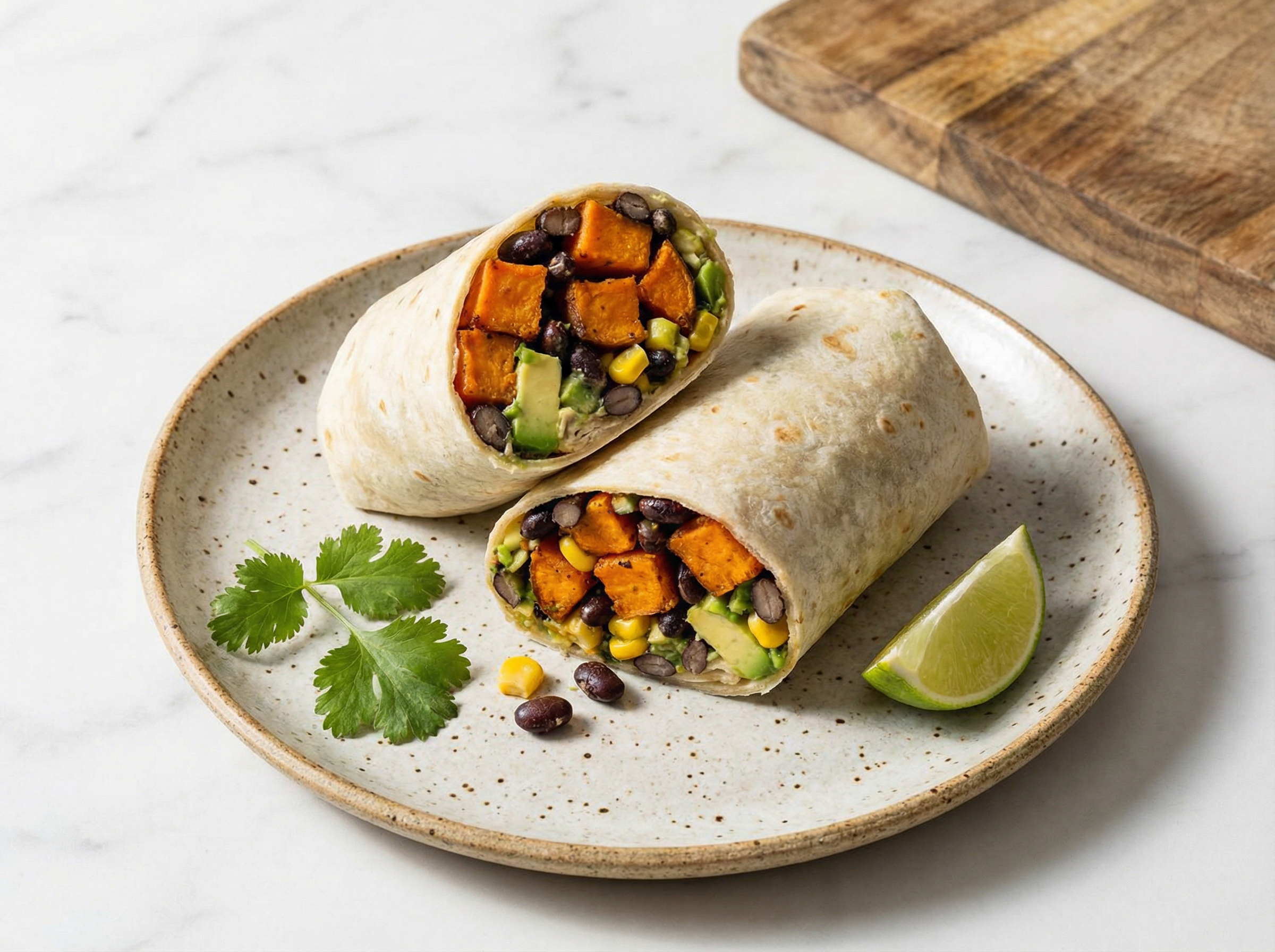 Sweet Potato & Black Bean Wrap