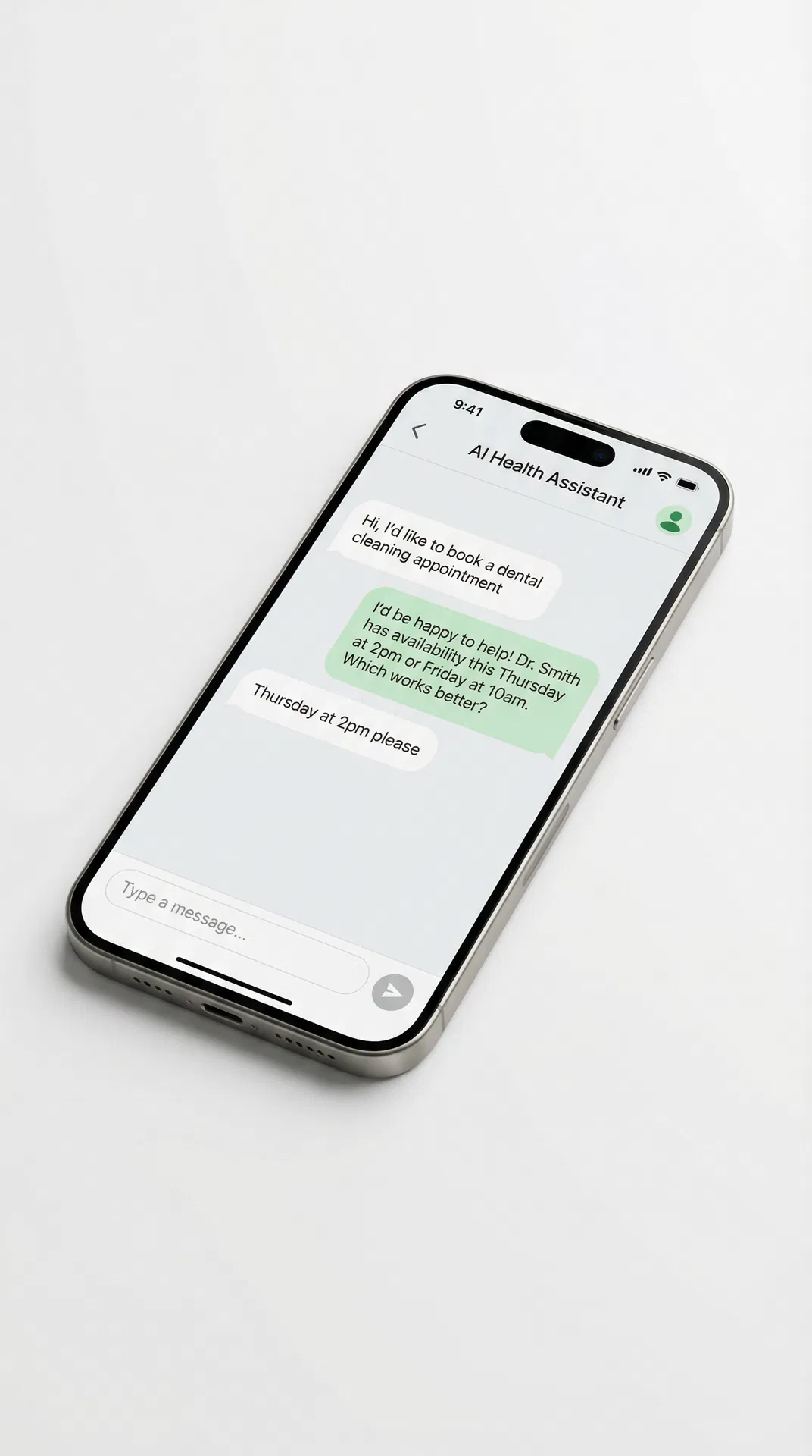 Convert visitors into patients