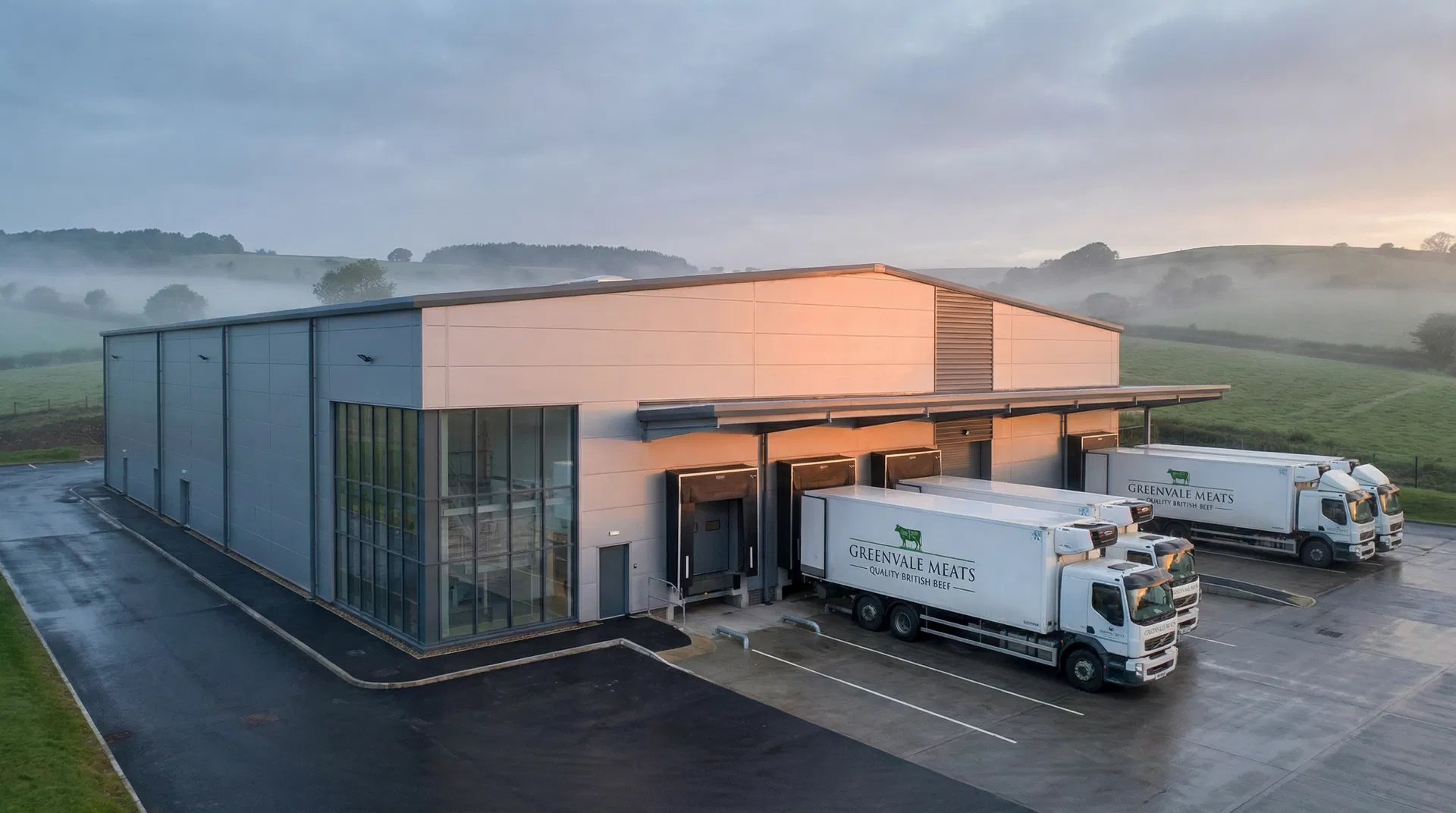 Modern meat processing facility