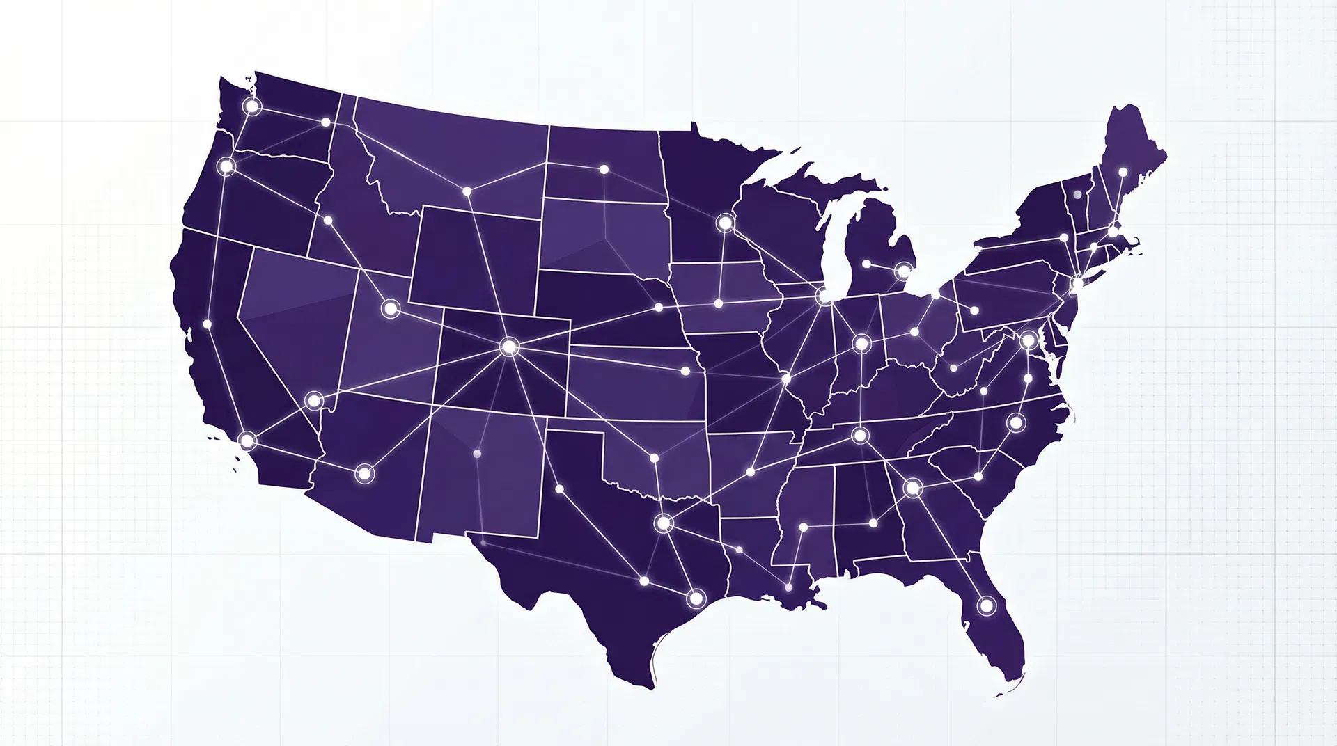 Connectly Recruiting National Network Map