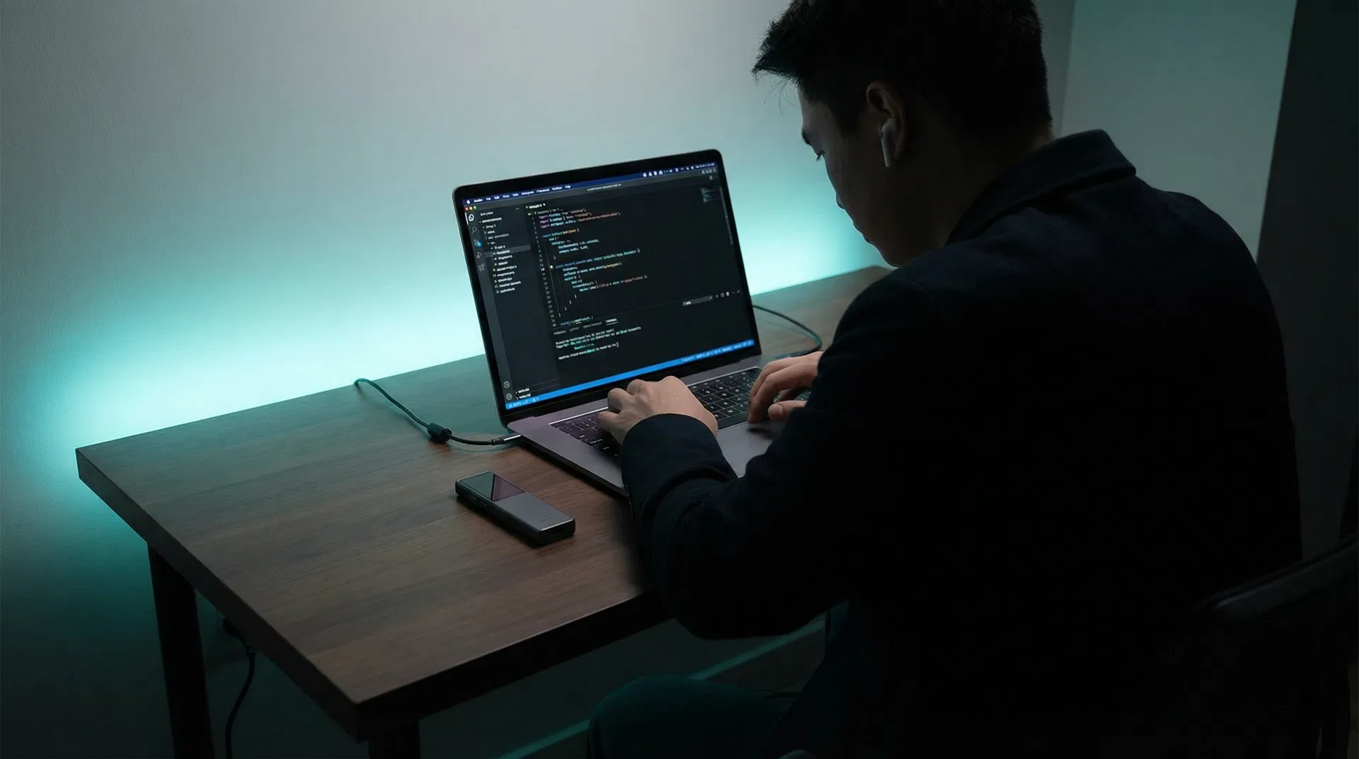 Developer vibe coding with HiDock P1