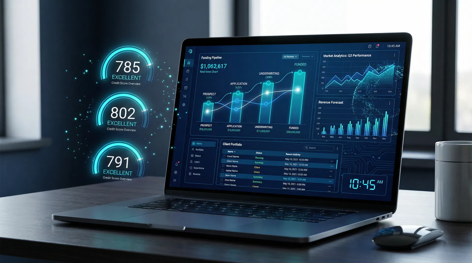 Funding Machine Dashboard