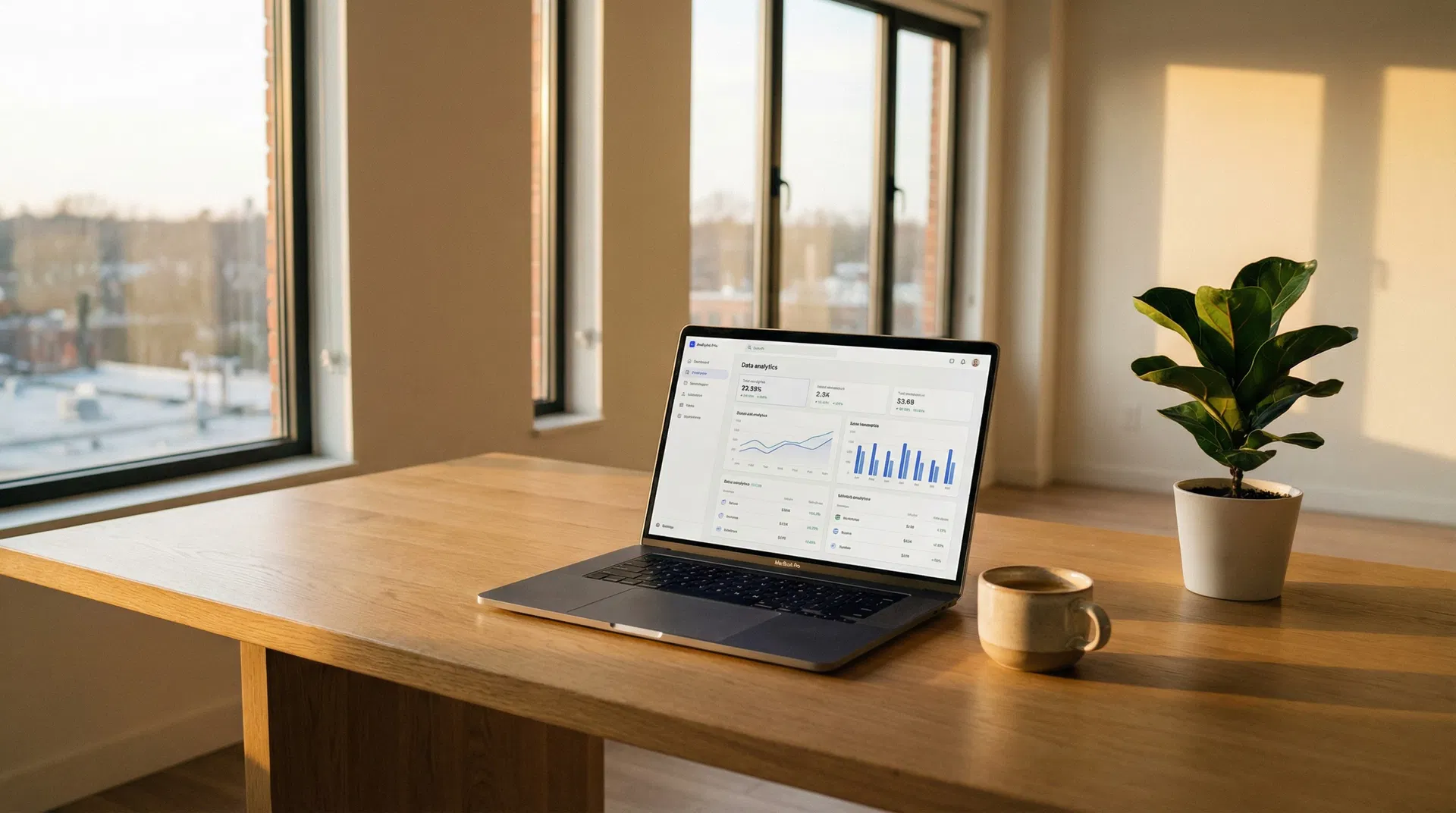 Clean, organized workspace representing clarity