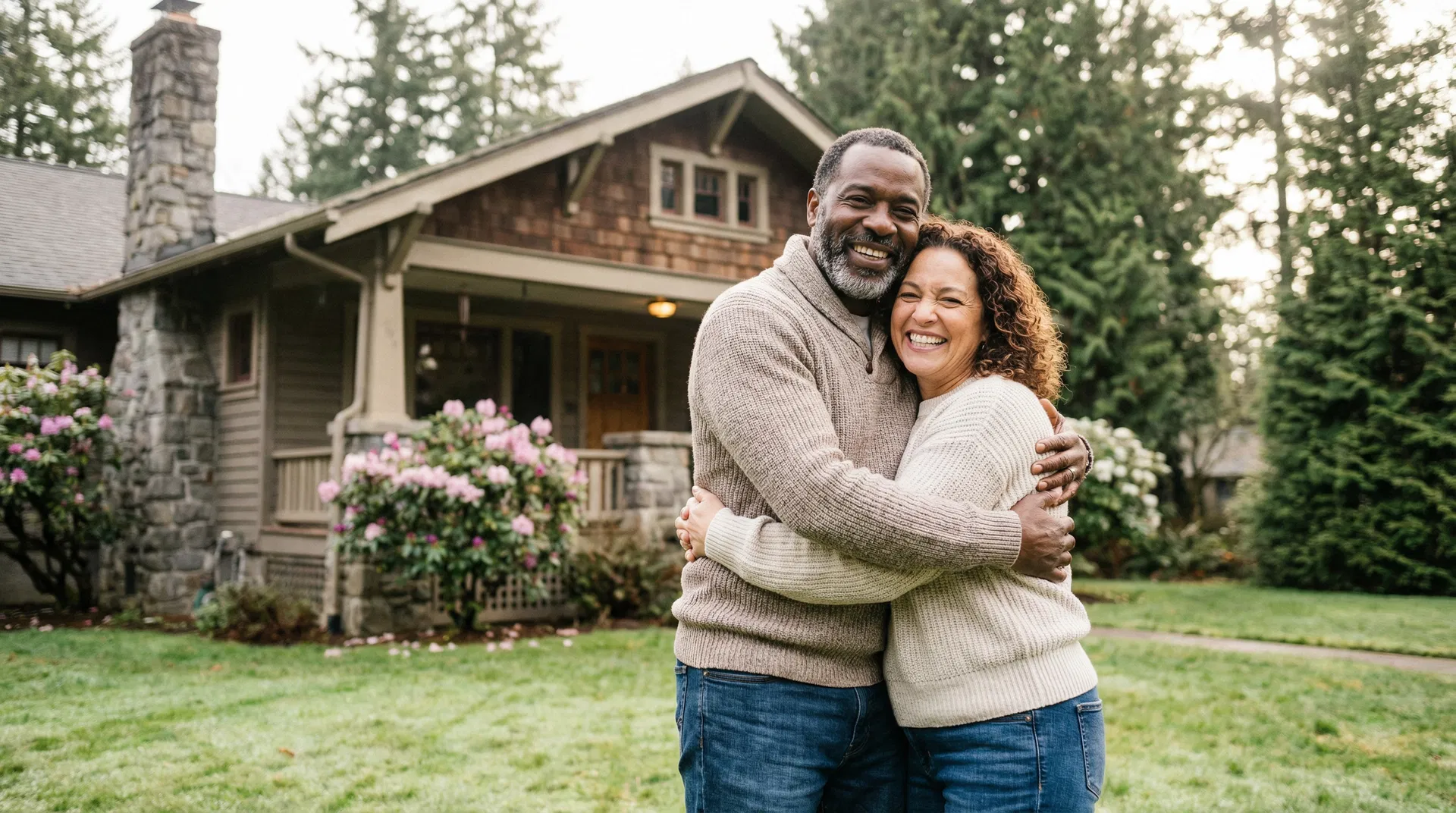 Happy homeowners who sold their house