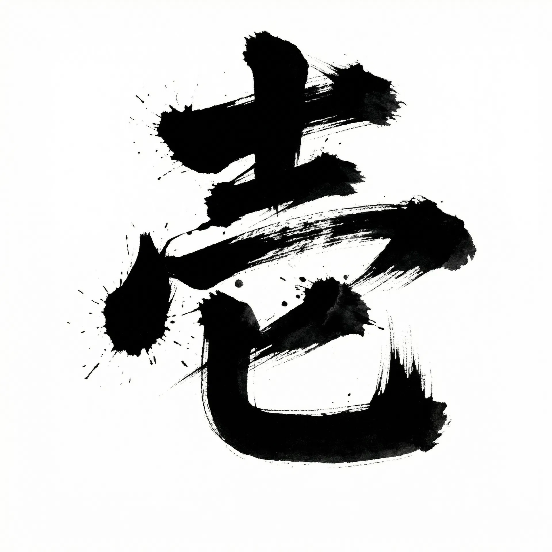 壱 (One) - Calligraphy