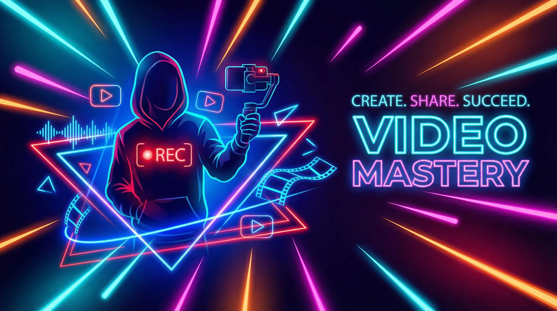 Sucesso na gravação de vídeos