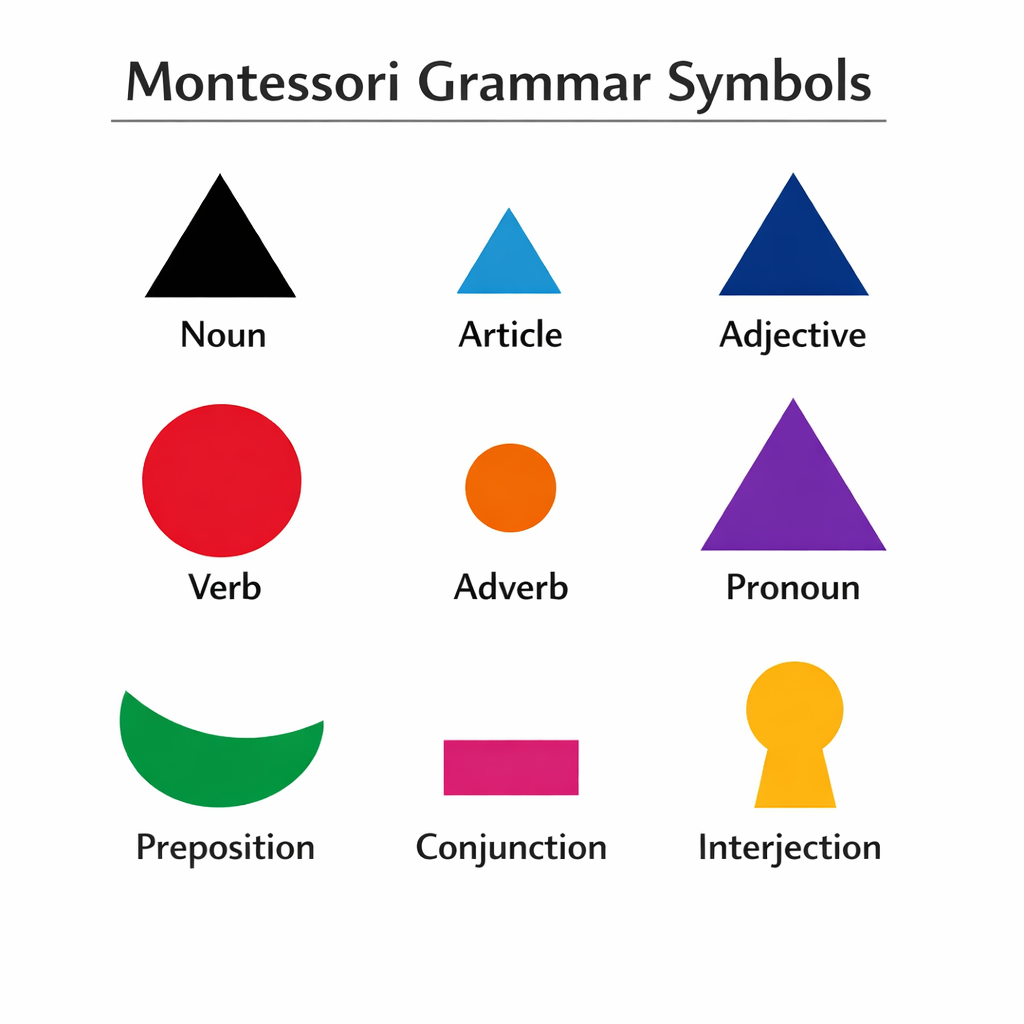 Montessori Grammar Symbols