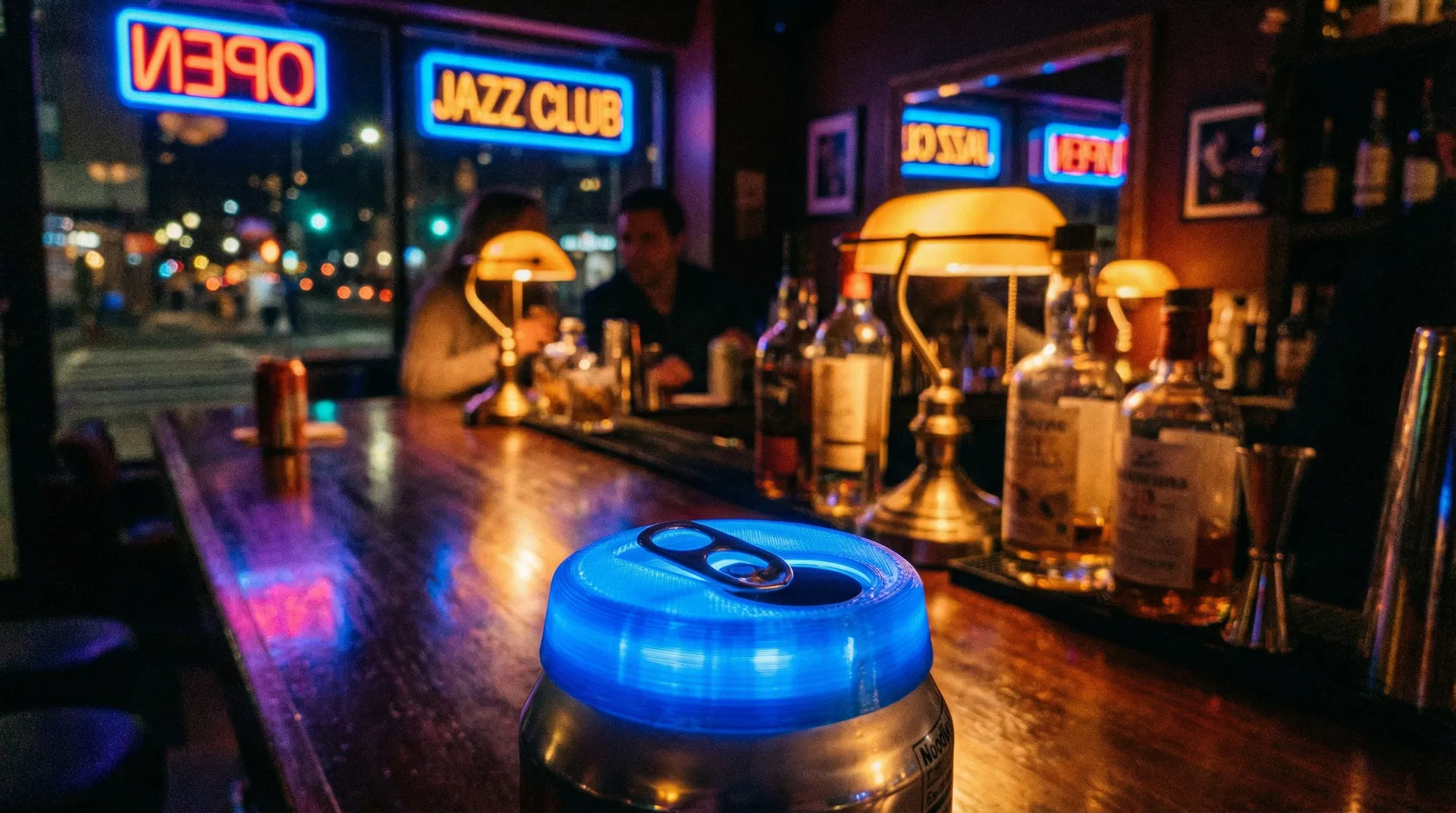 Drink cover protecting a beverage at a bar