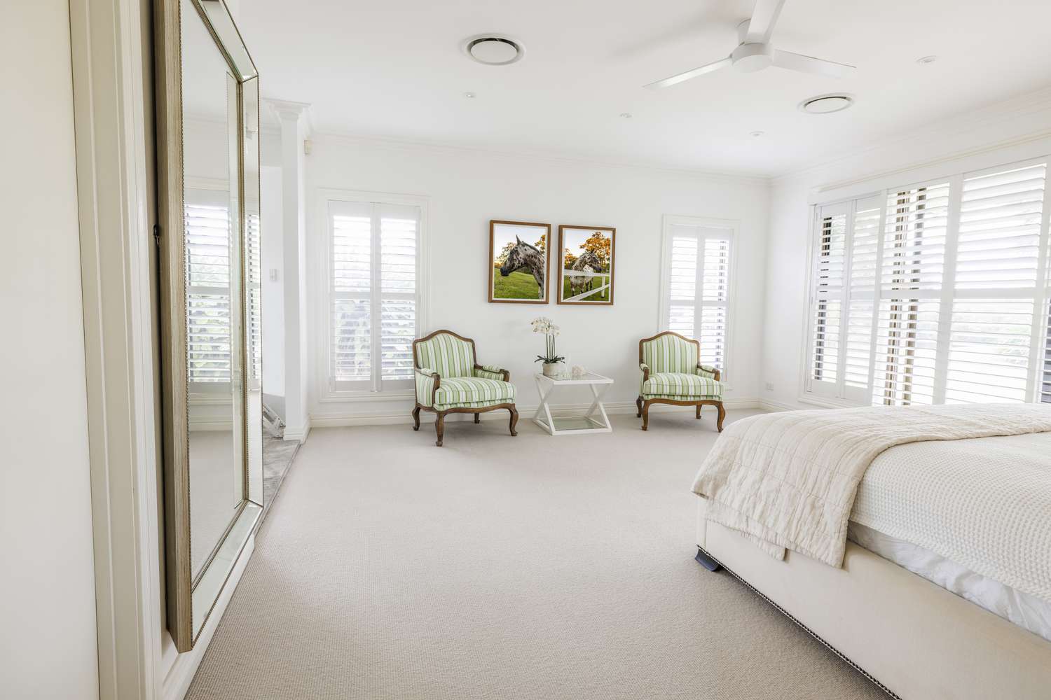 An example of outdated wall-to-wall carpeting.