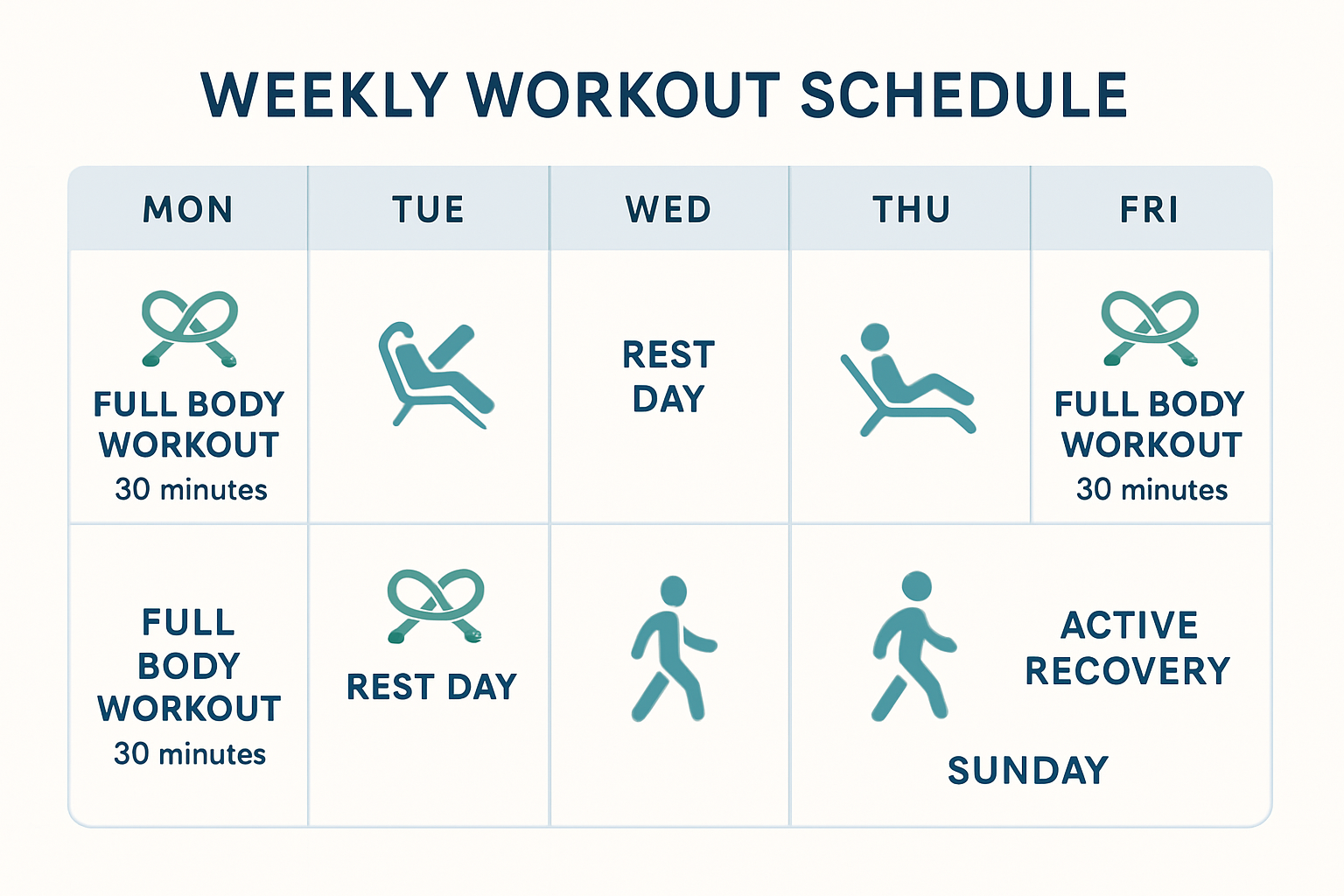 Weekly Workout Schedule
