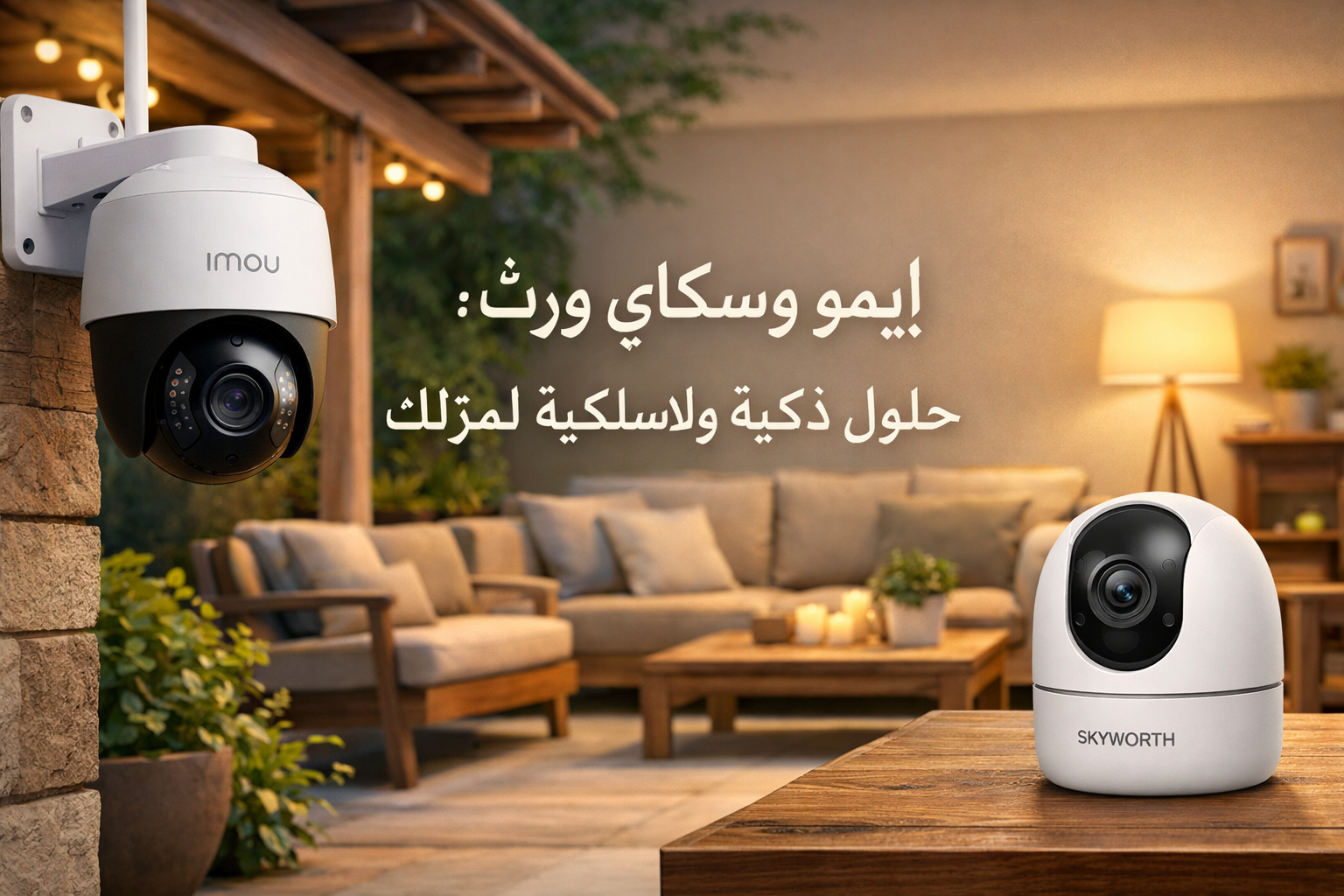 Smart Imou and Skyworth Security Cameras