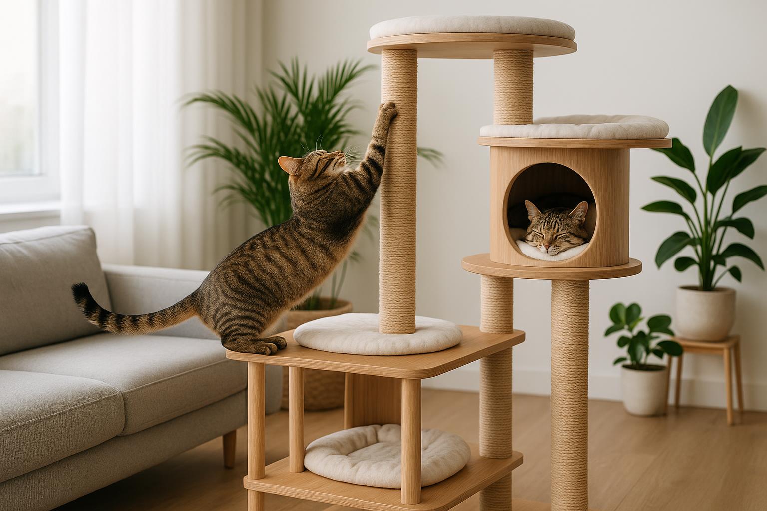 Hoofdafbeelding van een modern kattenmeubel