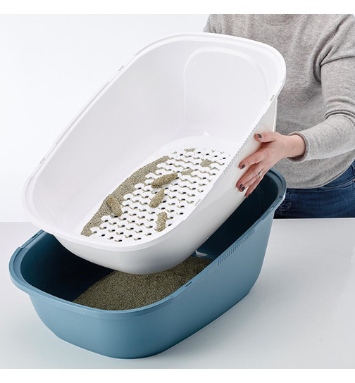 Verschillende modellen zeef kattenbakken
