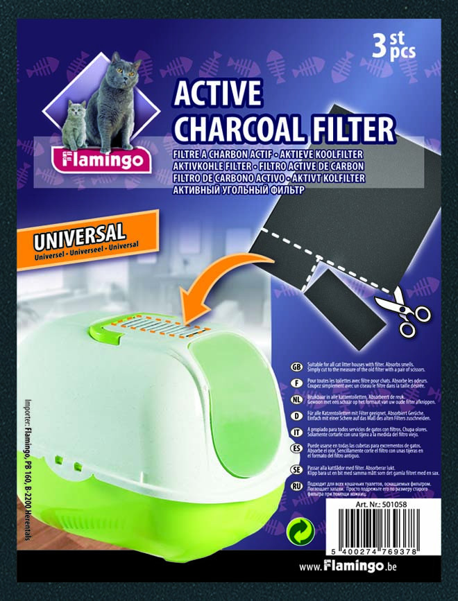 Universele kattenbakfilter