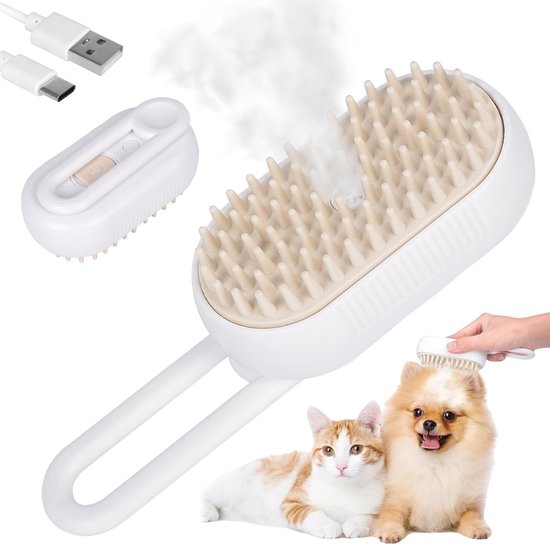 Stoomborstel voor katten en honden