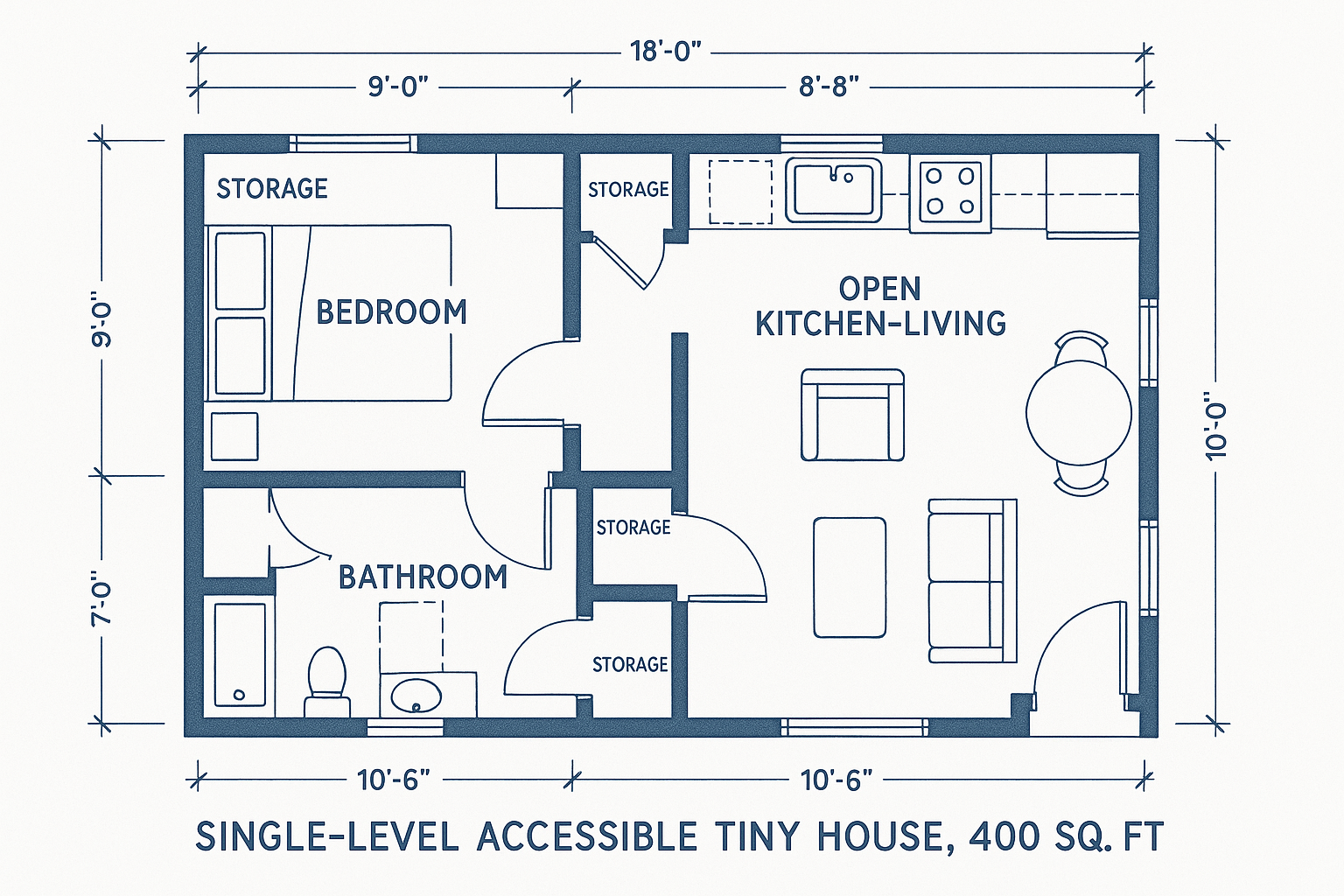 Single Level Accessible Layout