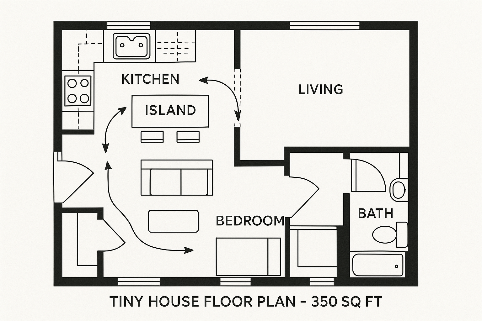 L-Shaped Kitchen