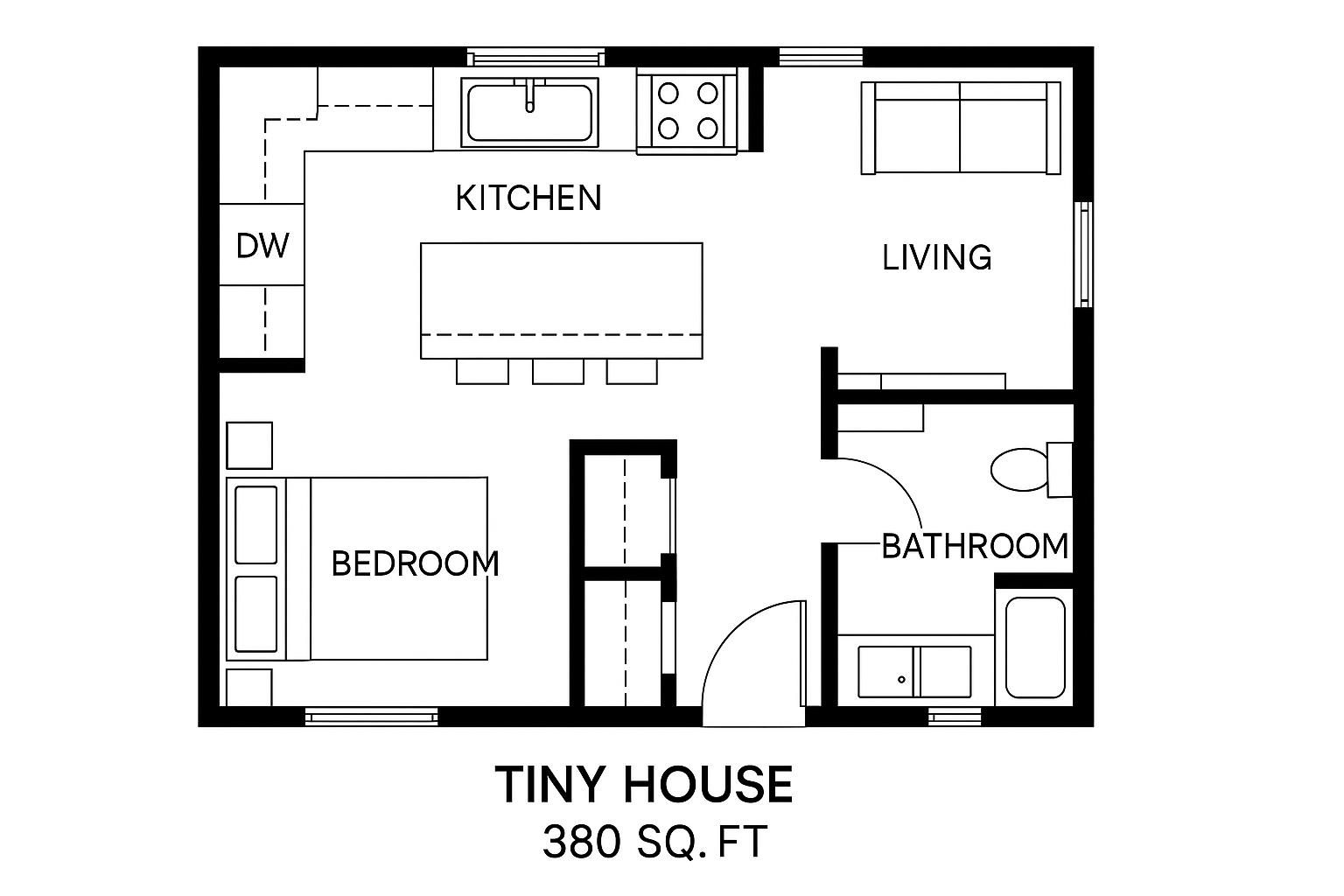 U-Shaped Kitchen