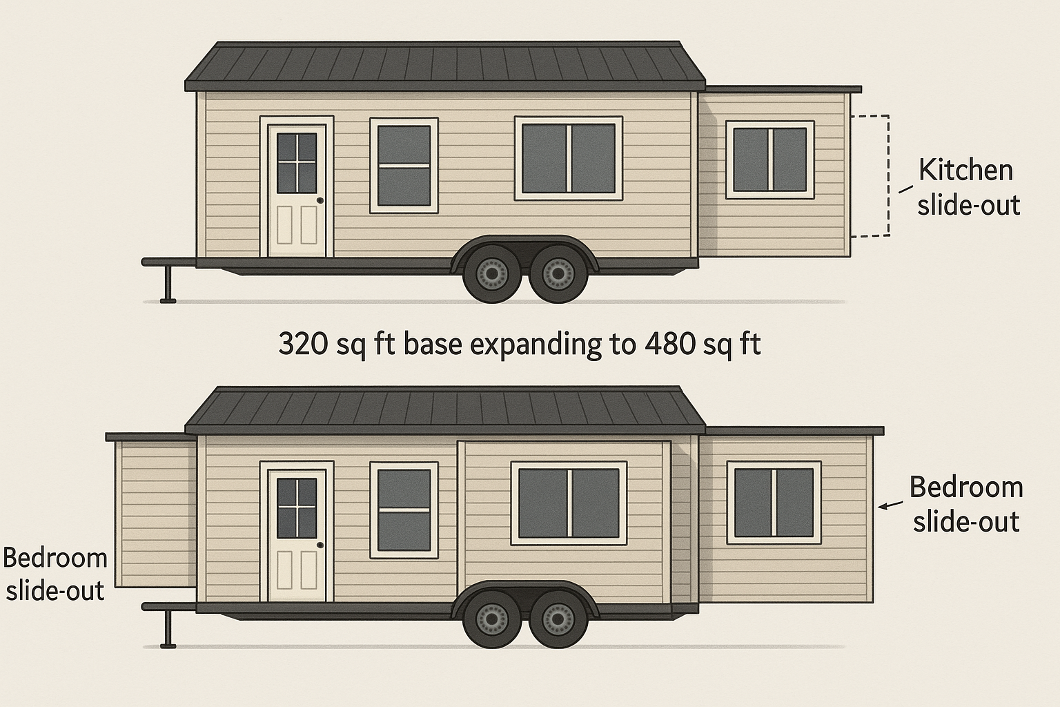 Slide-Out Expandable