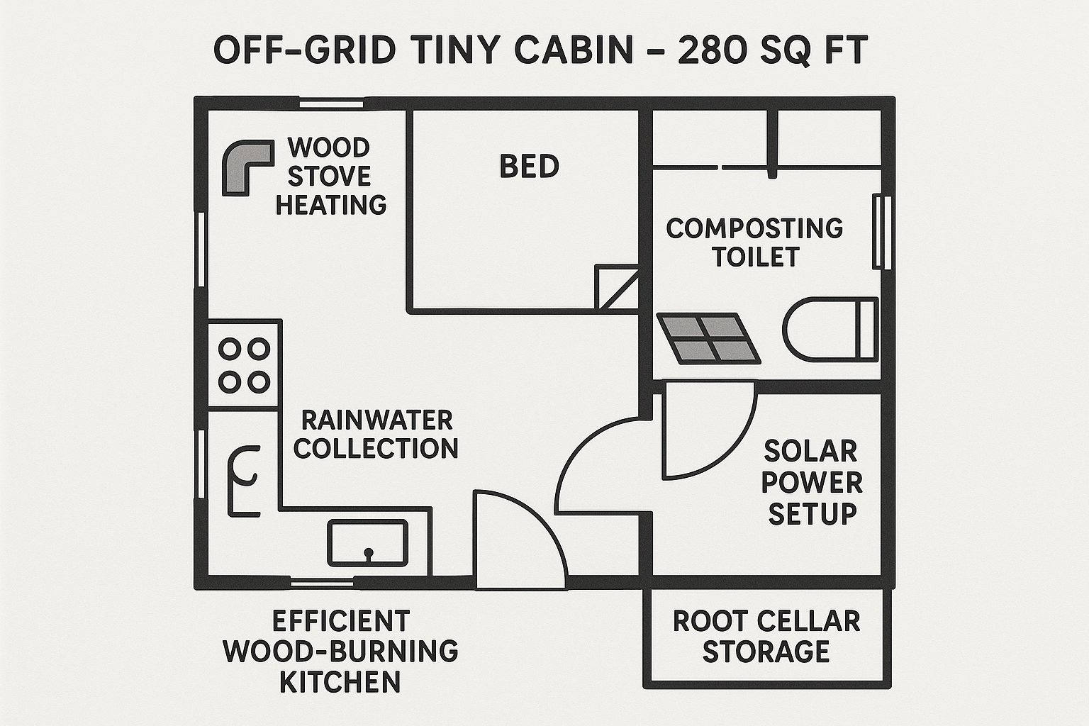 Off-Grid Cabin
