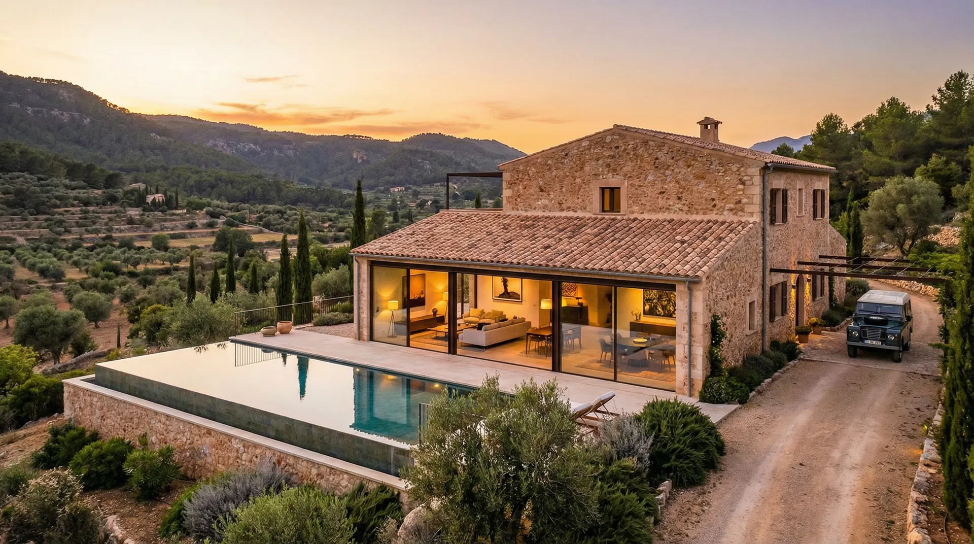 Retiro ejecutivo en Mallorca - Finca exclusiva en la Sierra de Tramuntana