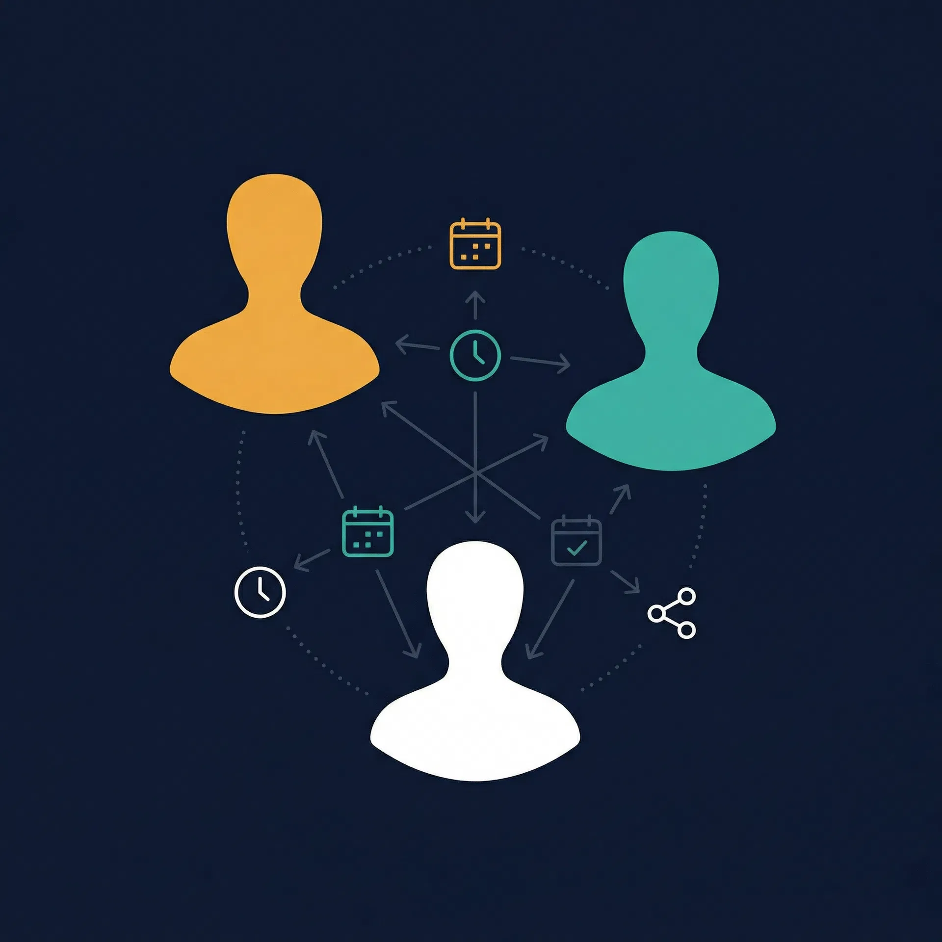 Group collaboration illustration