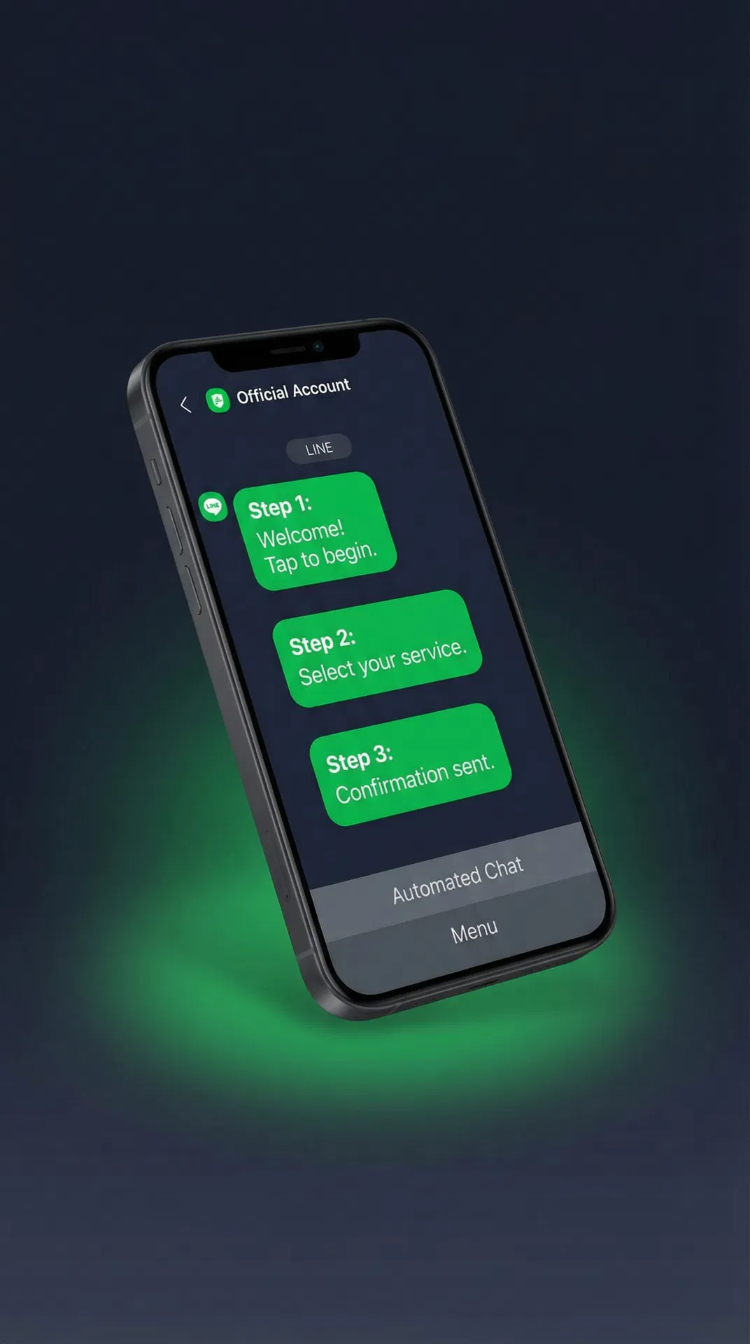 LINE自動配信のイメージ
