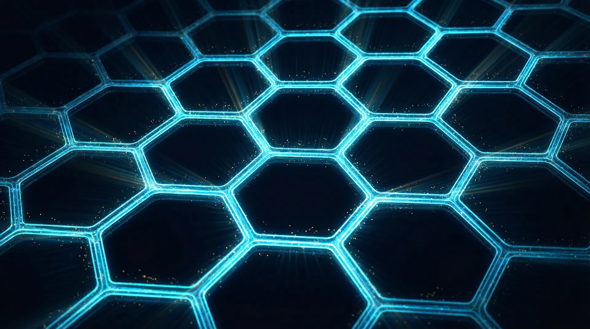 Graphene molecular hexagonal lattice structure