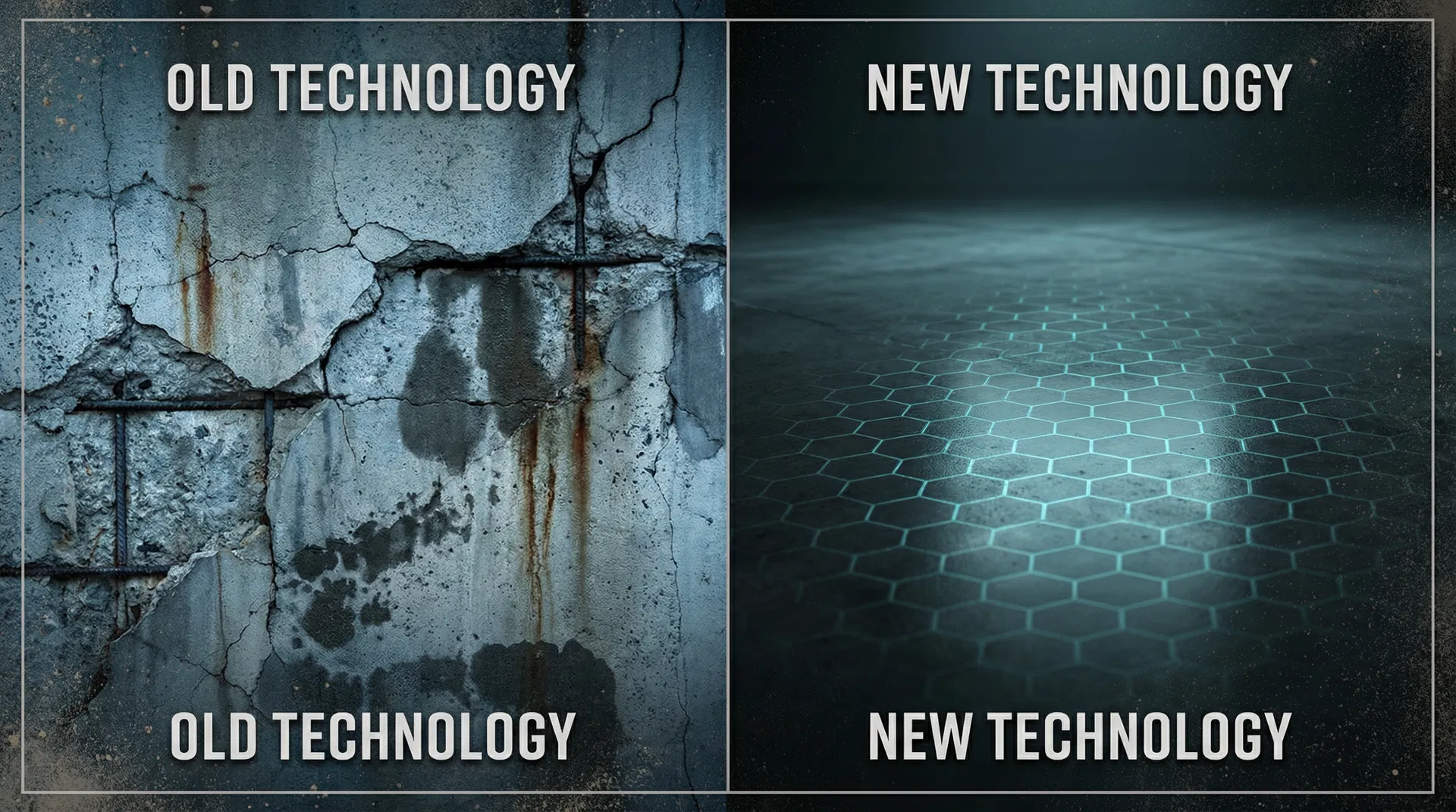 Traditional vs ATTIMAR concrete comparison