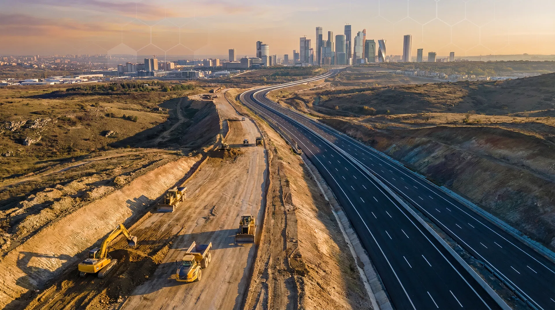 Road construction with ATTIMAR technology