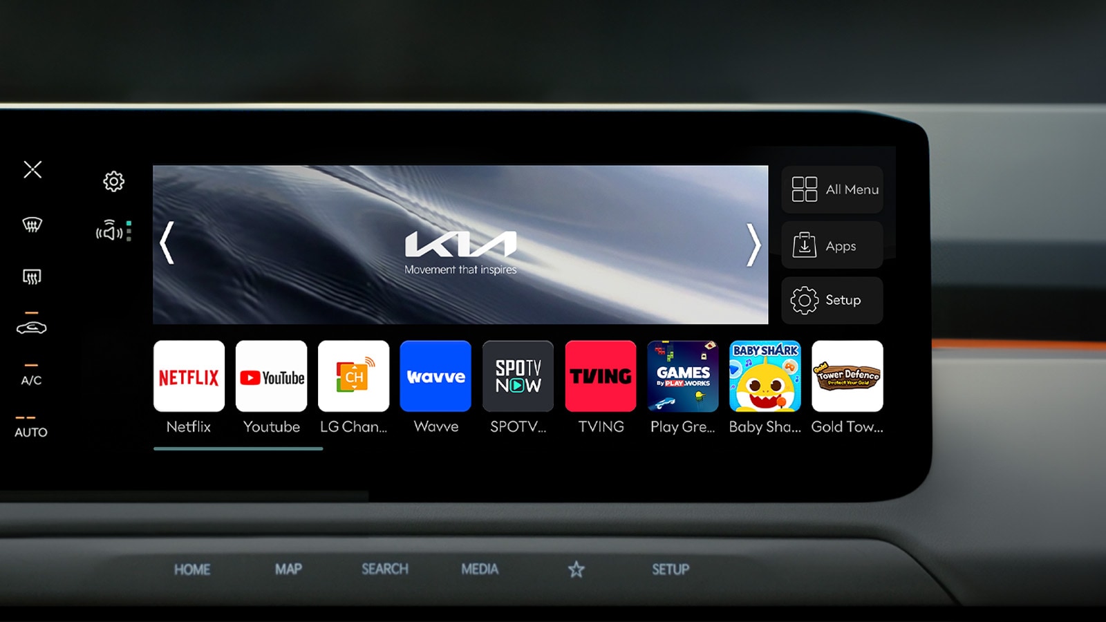 LG webOS Automotive Content Platform