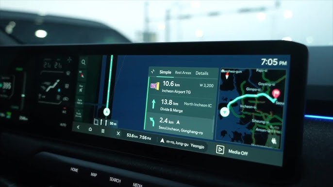 Kia EV3 teabe- ja meelelahutussüsteem