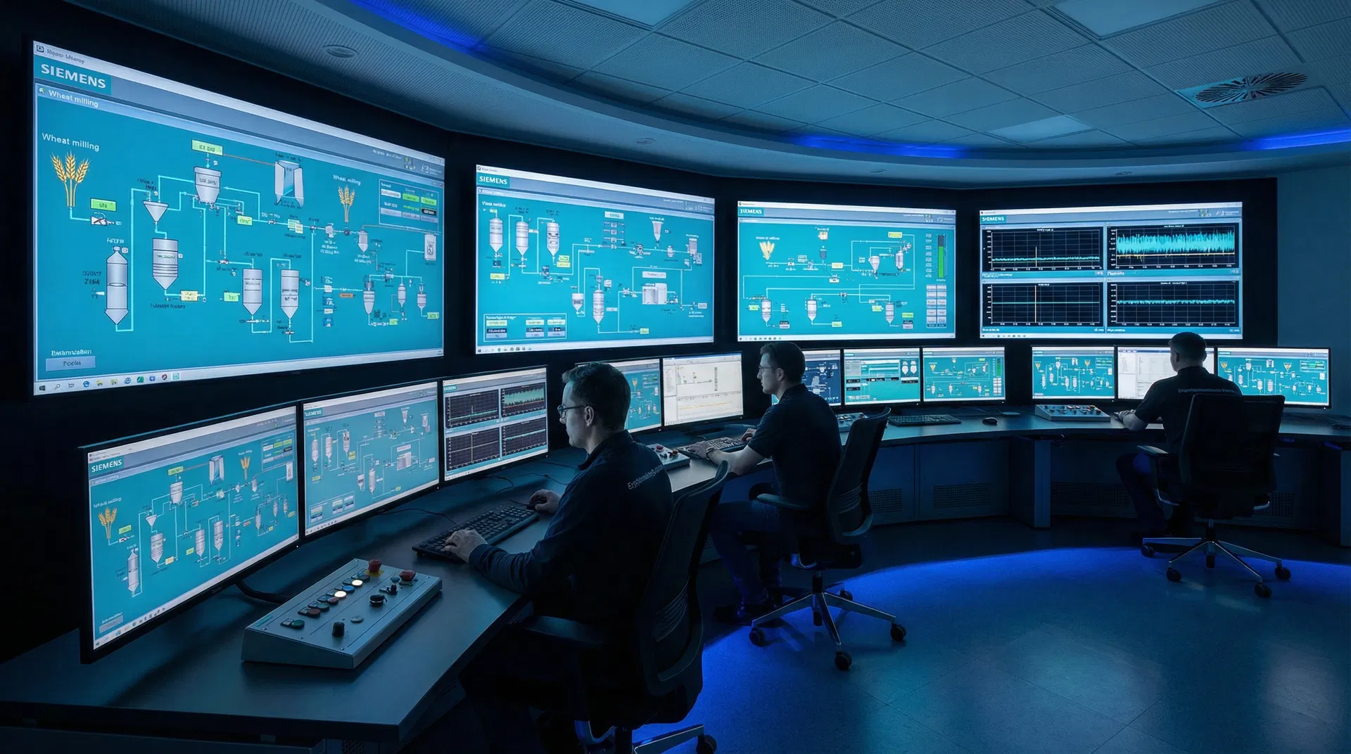 Sala de Controle - Automação Industrial