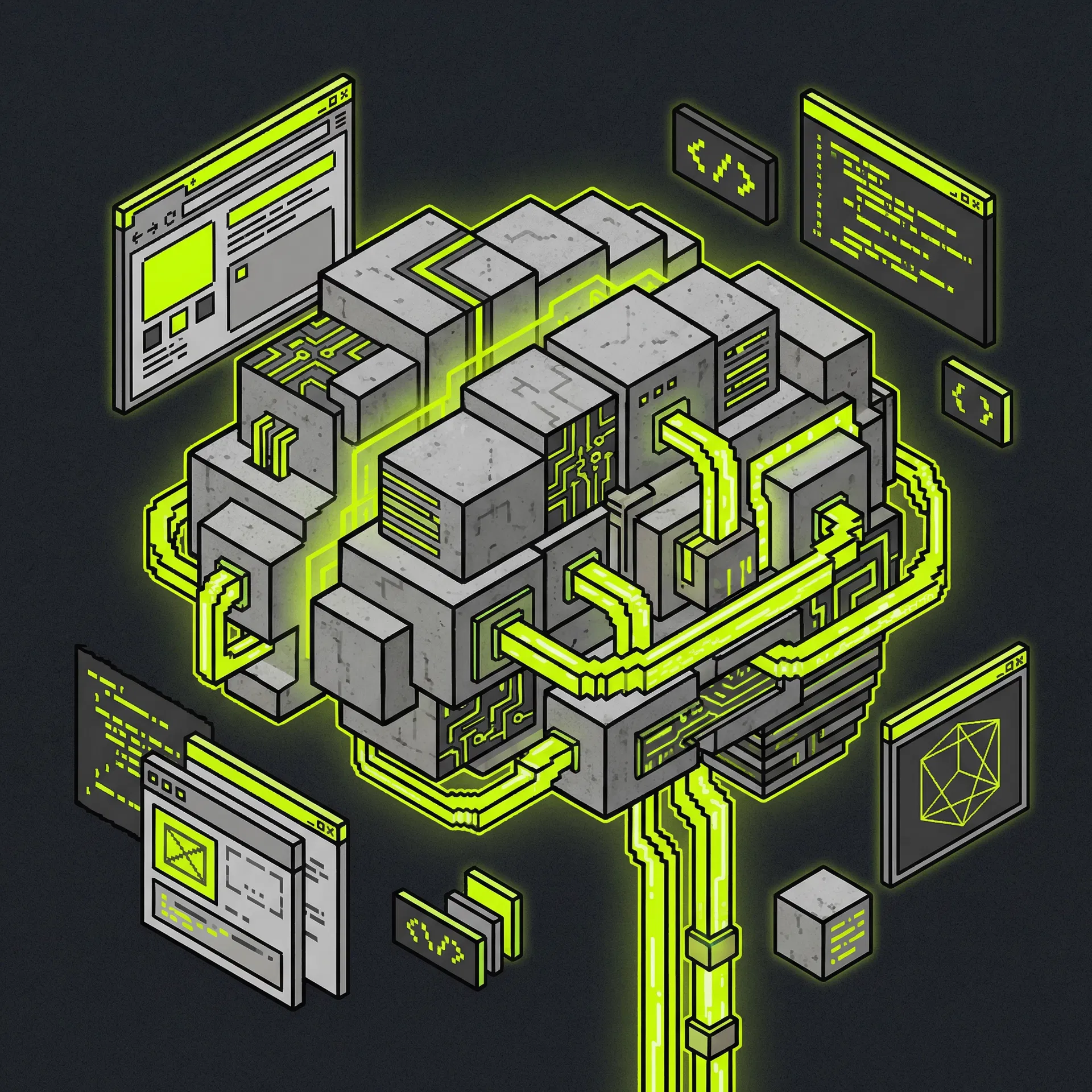 AI Brain Illustration