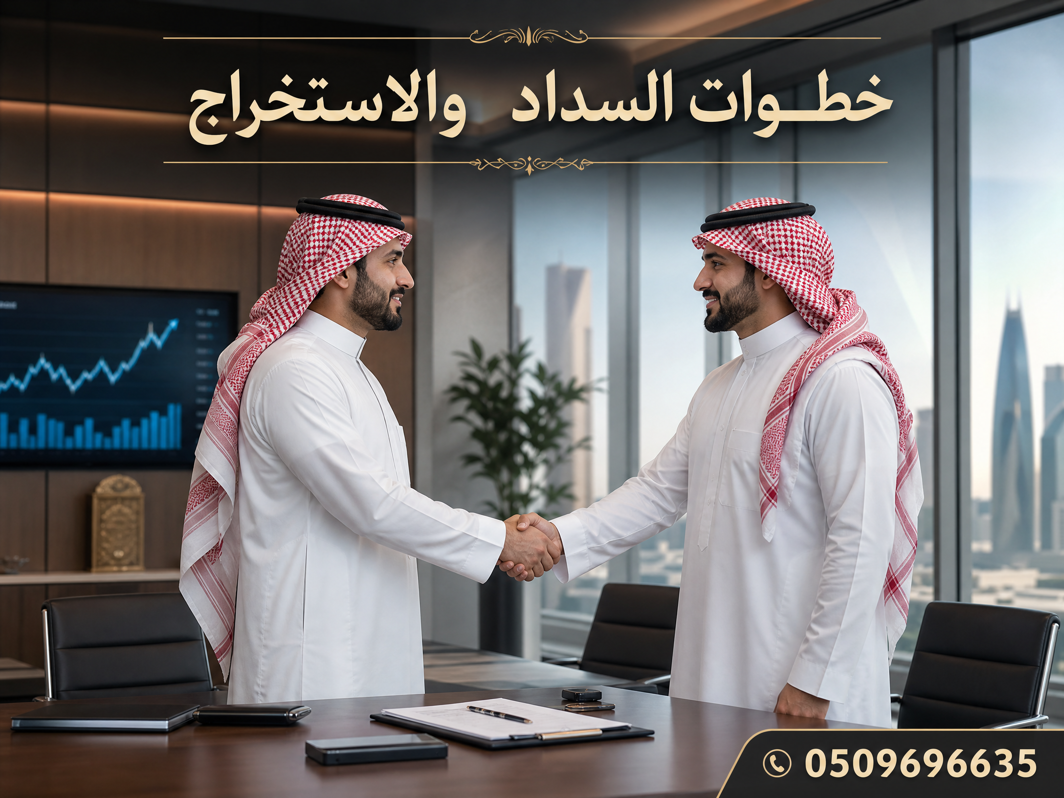 صورة توضيحية لخطوات السداد والاستخراج