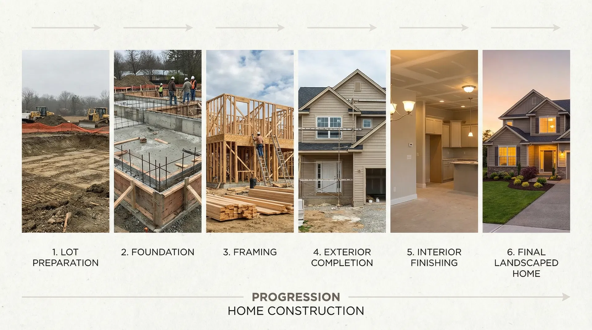 Griffith Lakes build timeline and construction phases