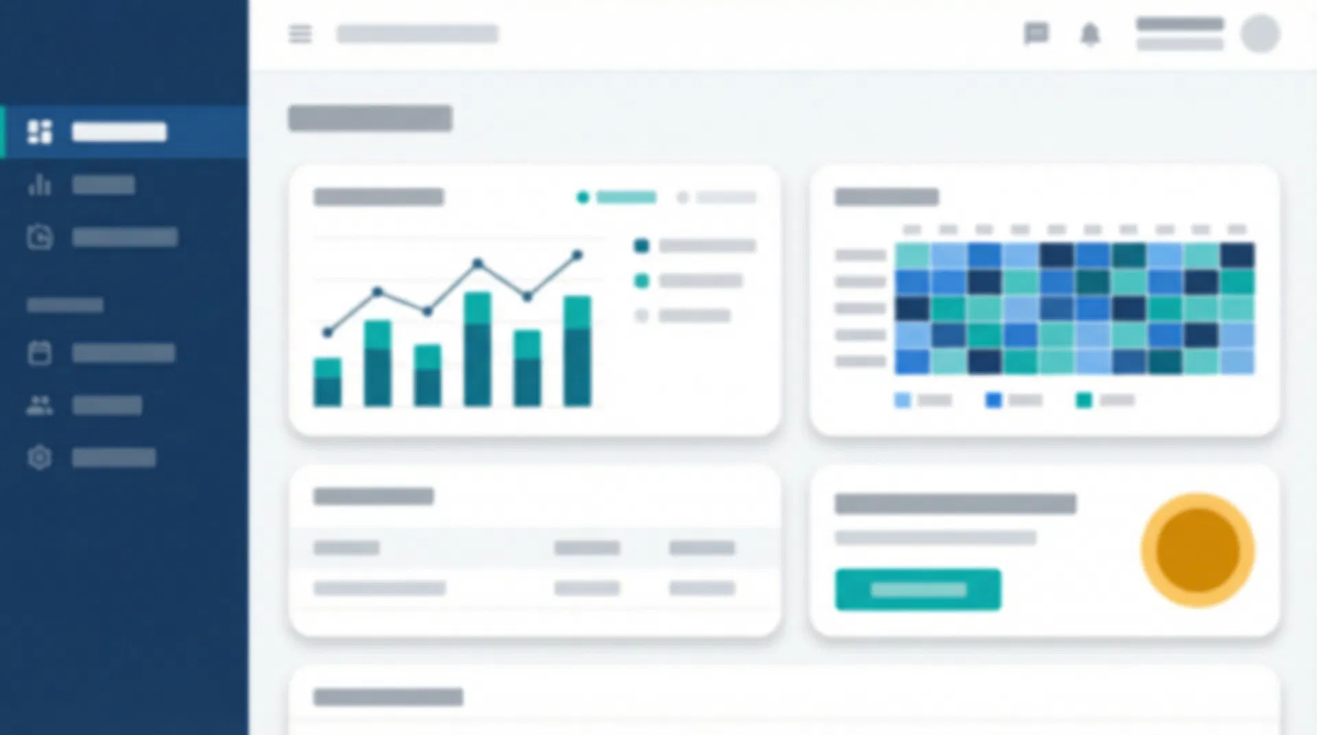 Preview do dashboard analítico