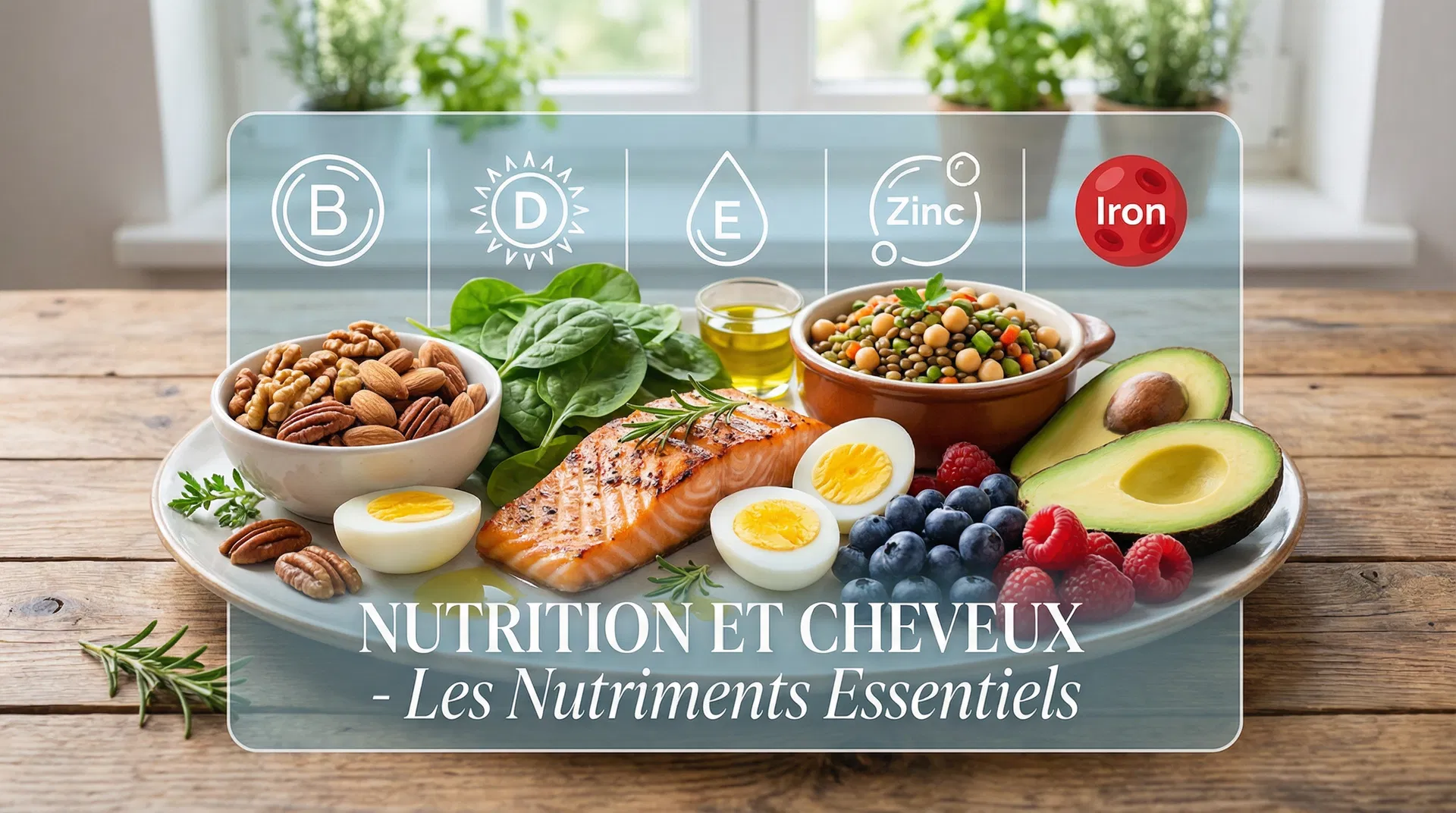 Nutrition et Cheveux : Les Nutriments Essentiels