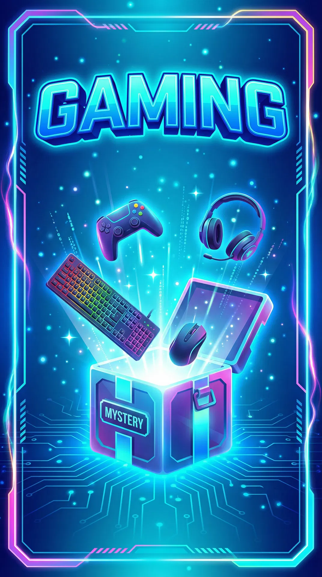 Gaming - Caja sorpresa premium con Accesorios y coleccionables para gamers