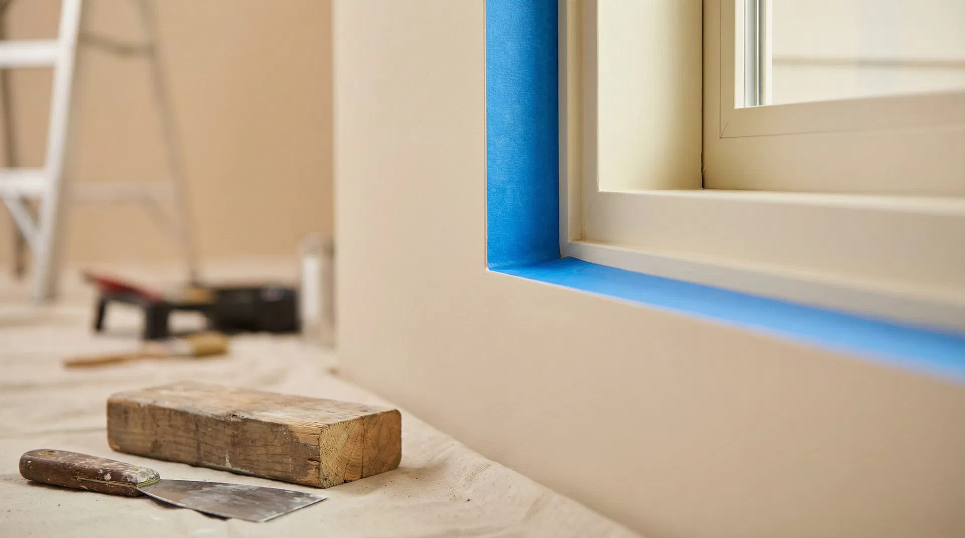 Präzise Abklebetechnik bei Renovation – professionelle Vorbereitung AVNI AG