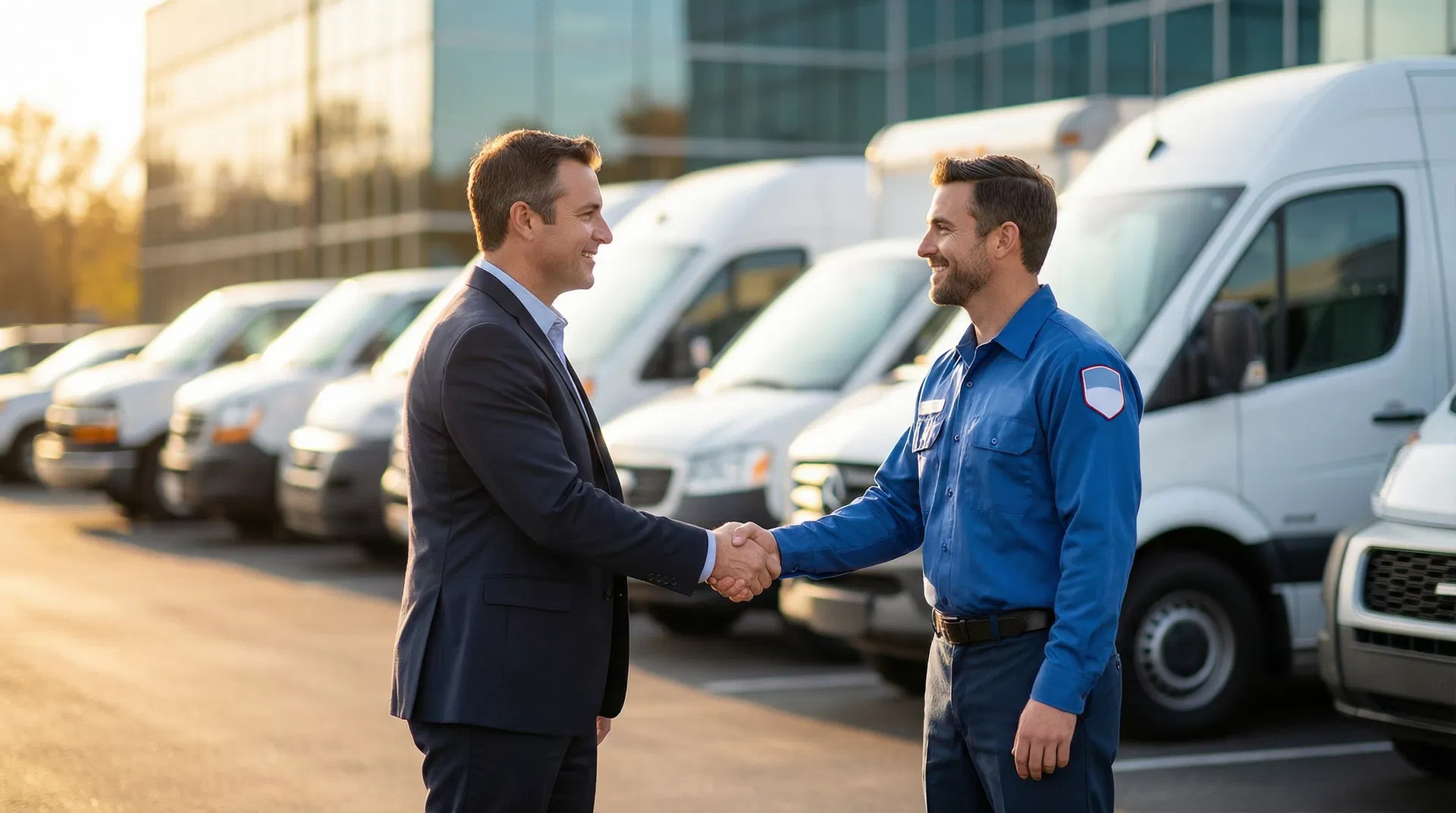 Partenariat Misterglass avec une flotte d'entreprise