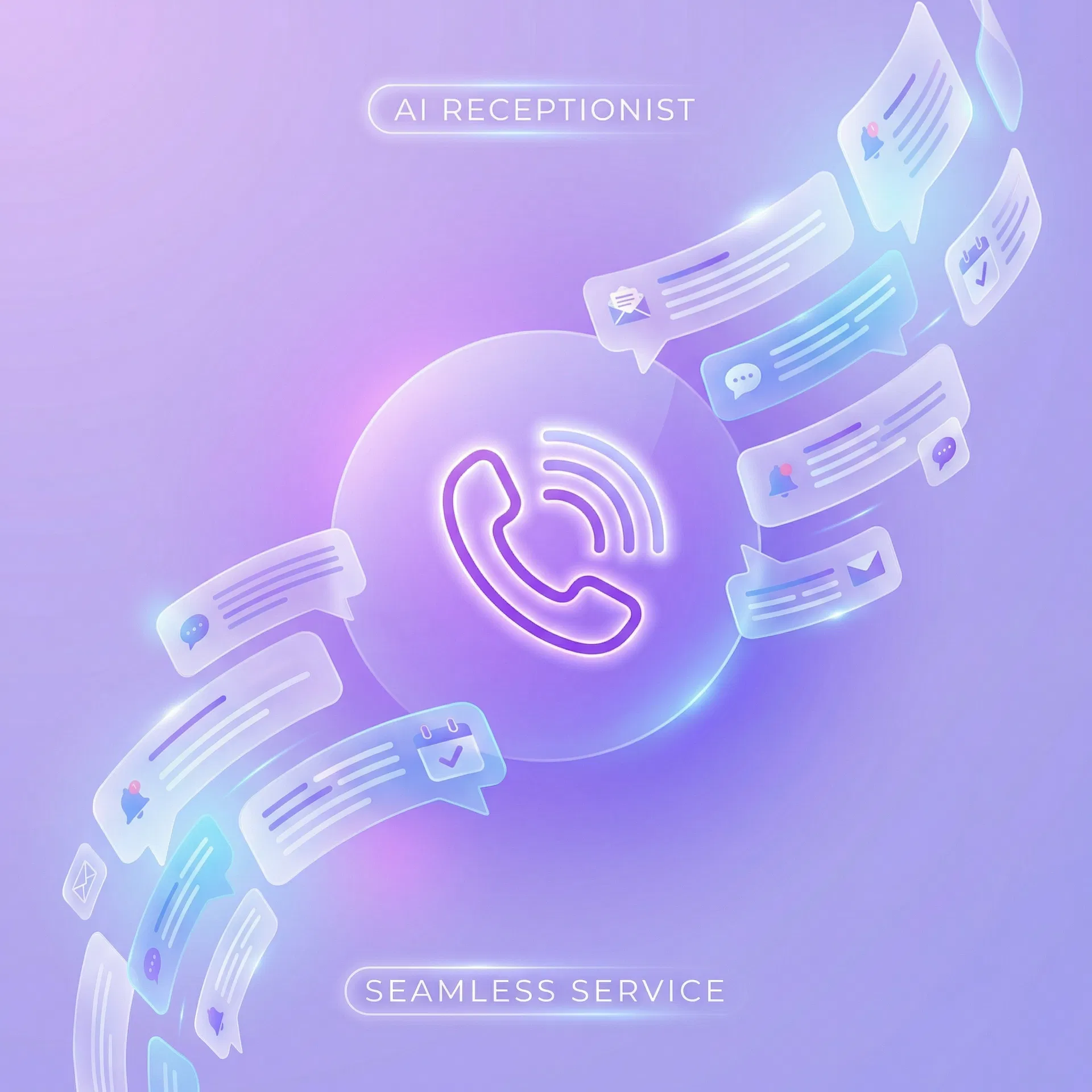 AI Receptionist illustration