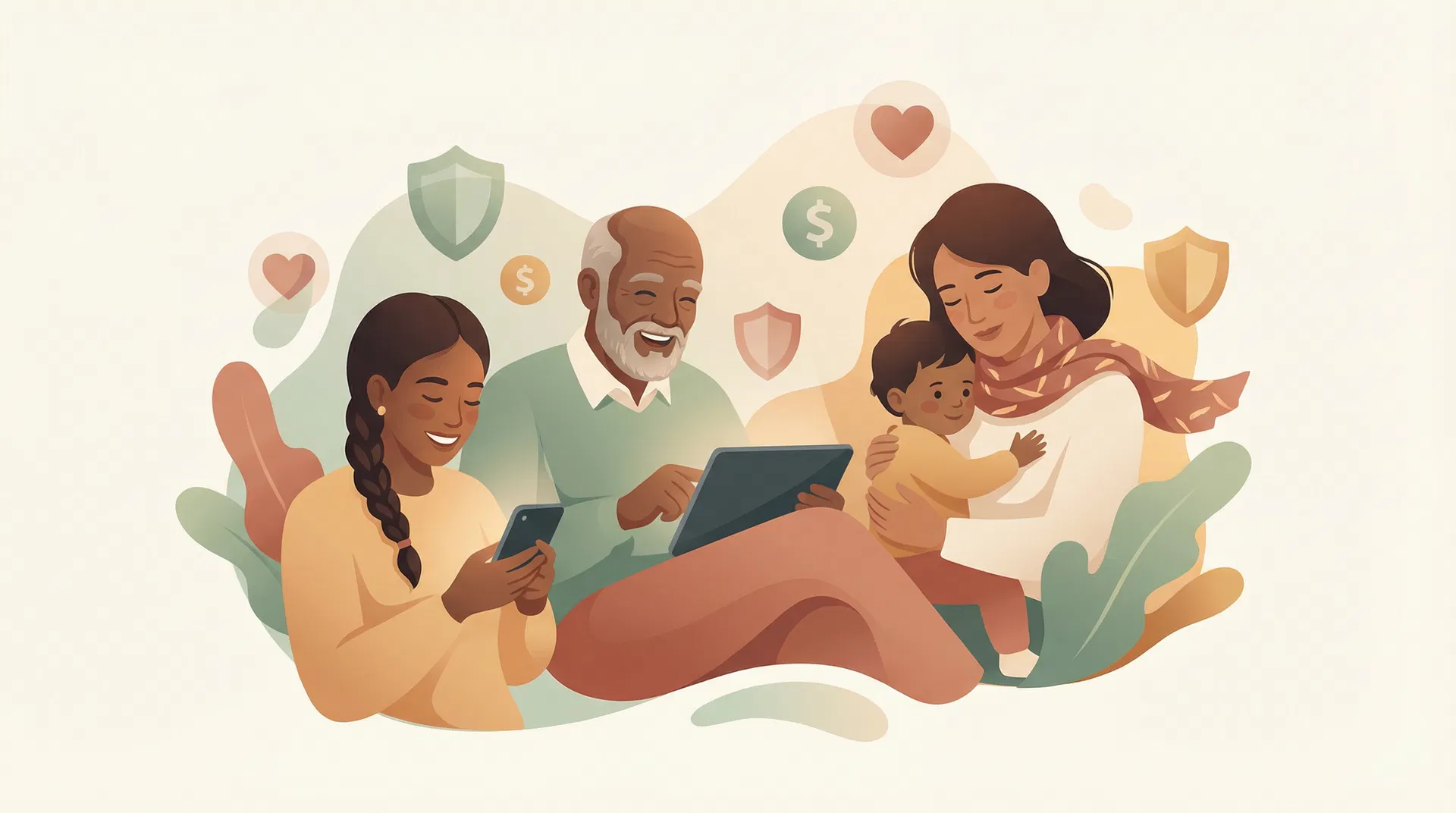 Healthcare Navigator — diverse people using health technology