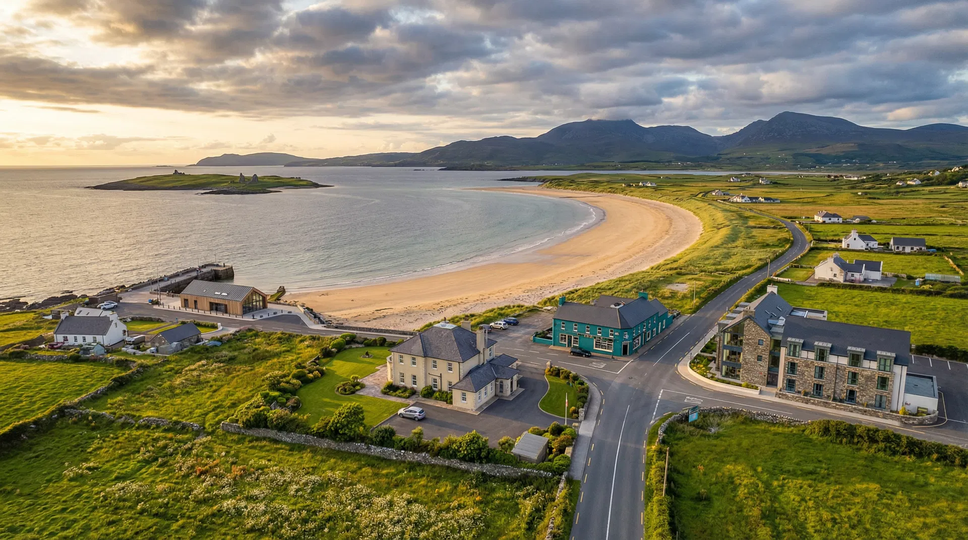 Reimagined Narin & Portnoo town centre