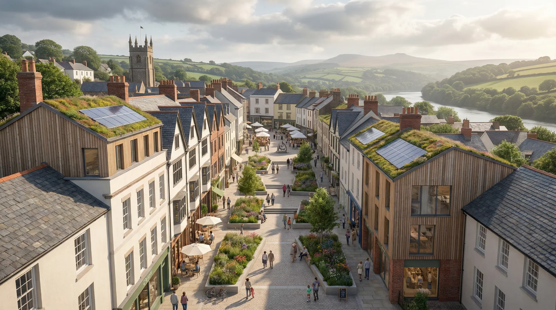 Reimagined Totnes - View 1