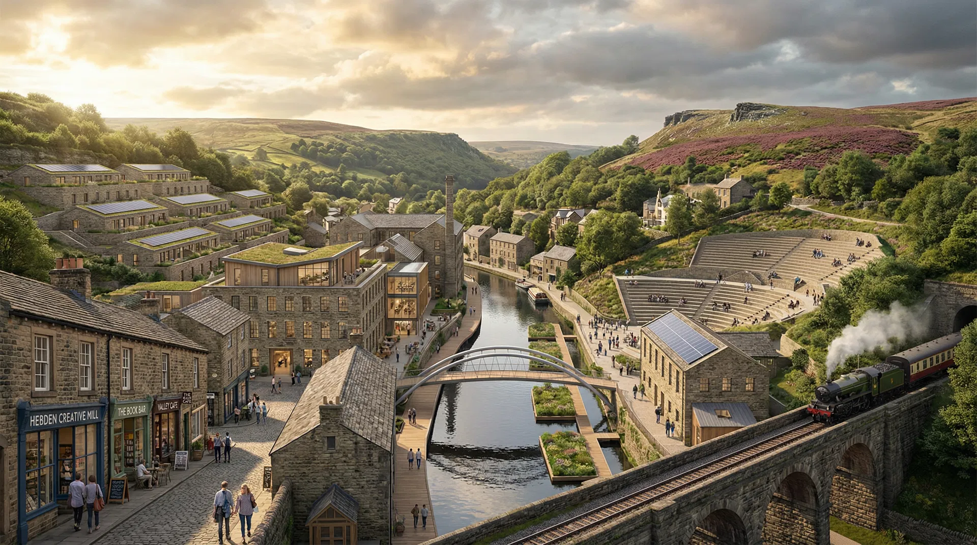 Reimagined Hebden Bridge - View 1