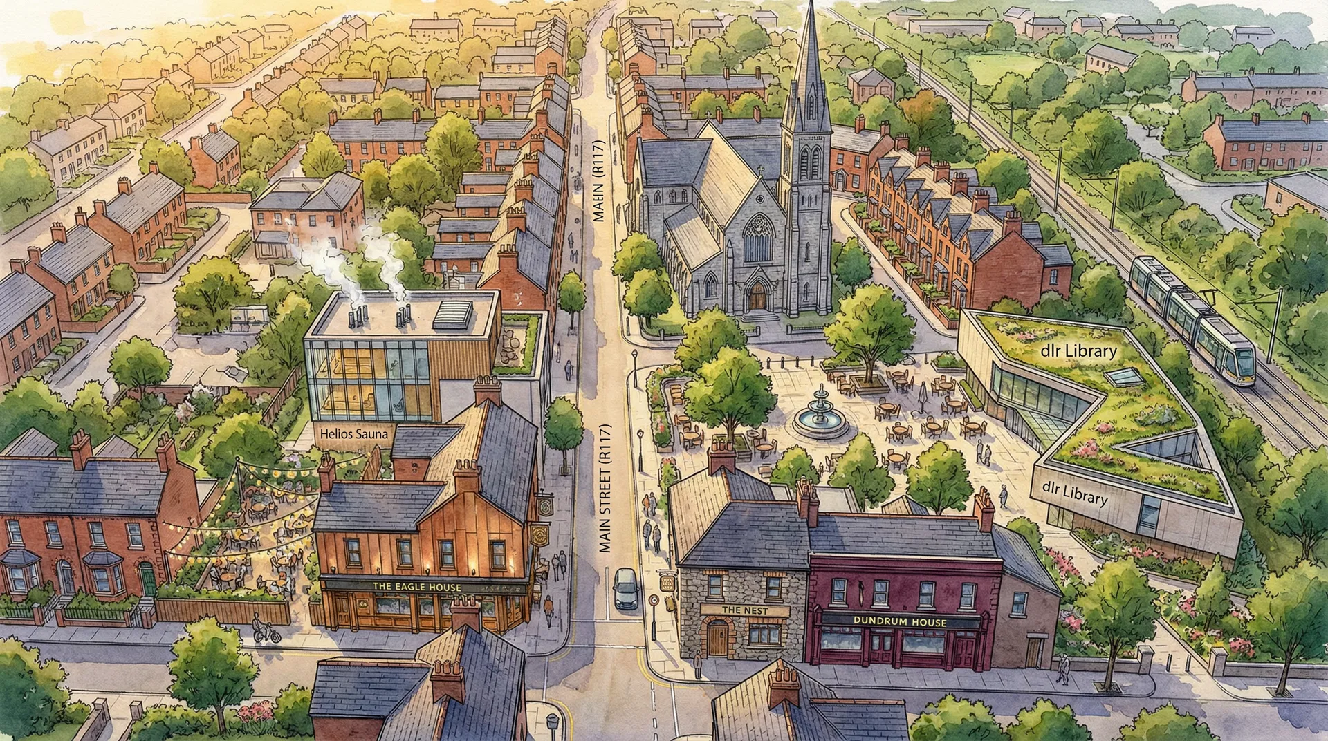 Reimagined Dundrum Village - View 1