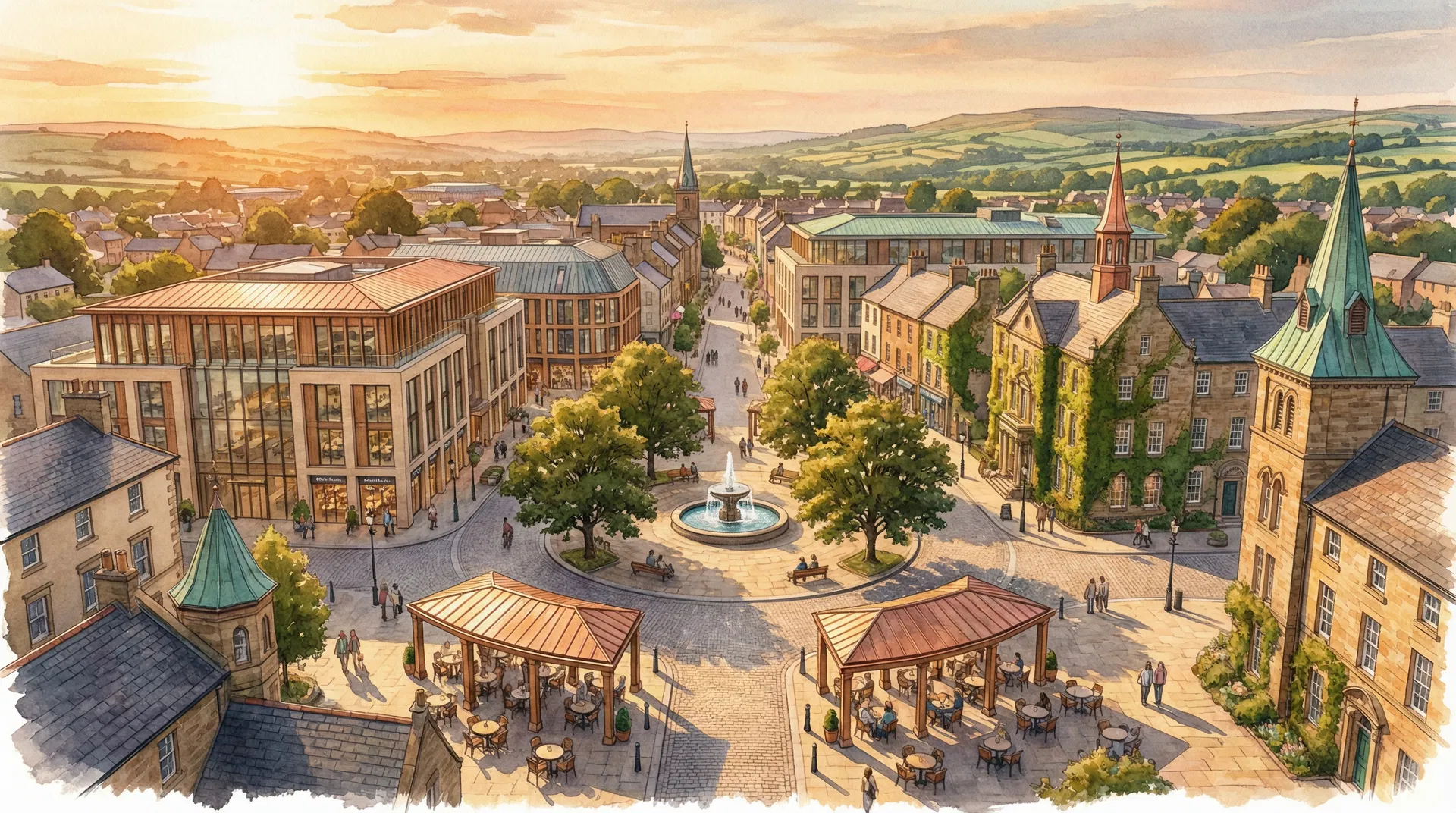 Reimagined town centre